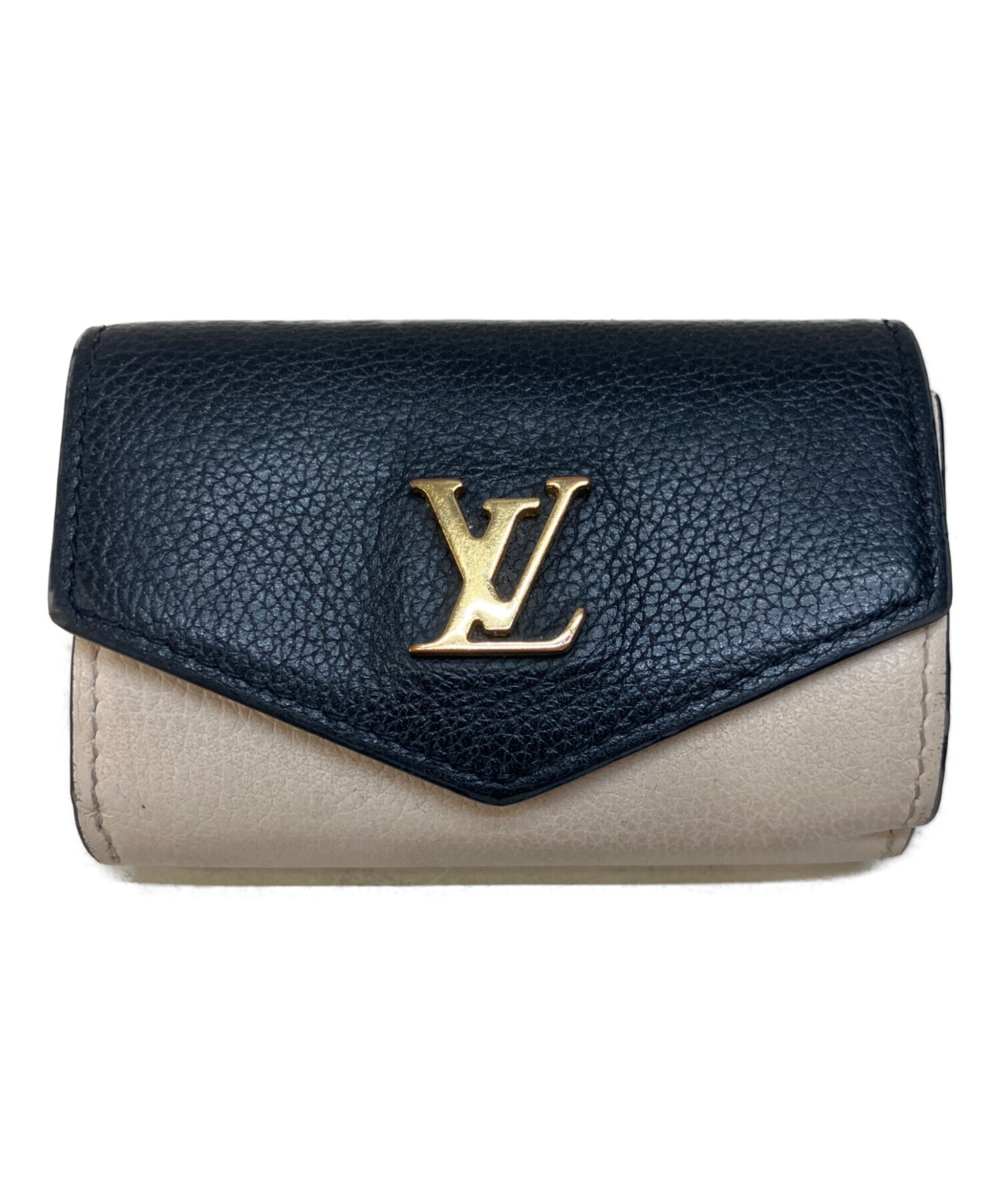 中古・古着通販】LOUIS VUITTON (ルイ ヴィトン) 3つ折り財布 ブラック