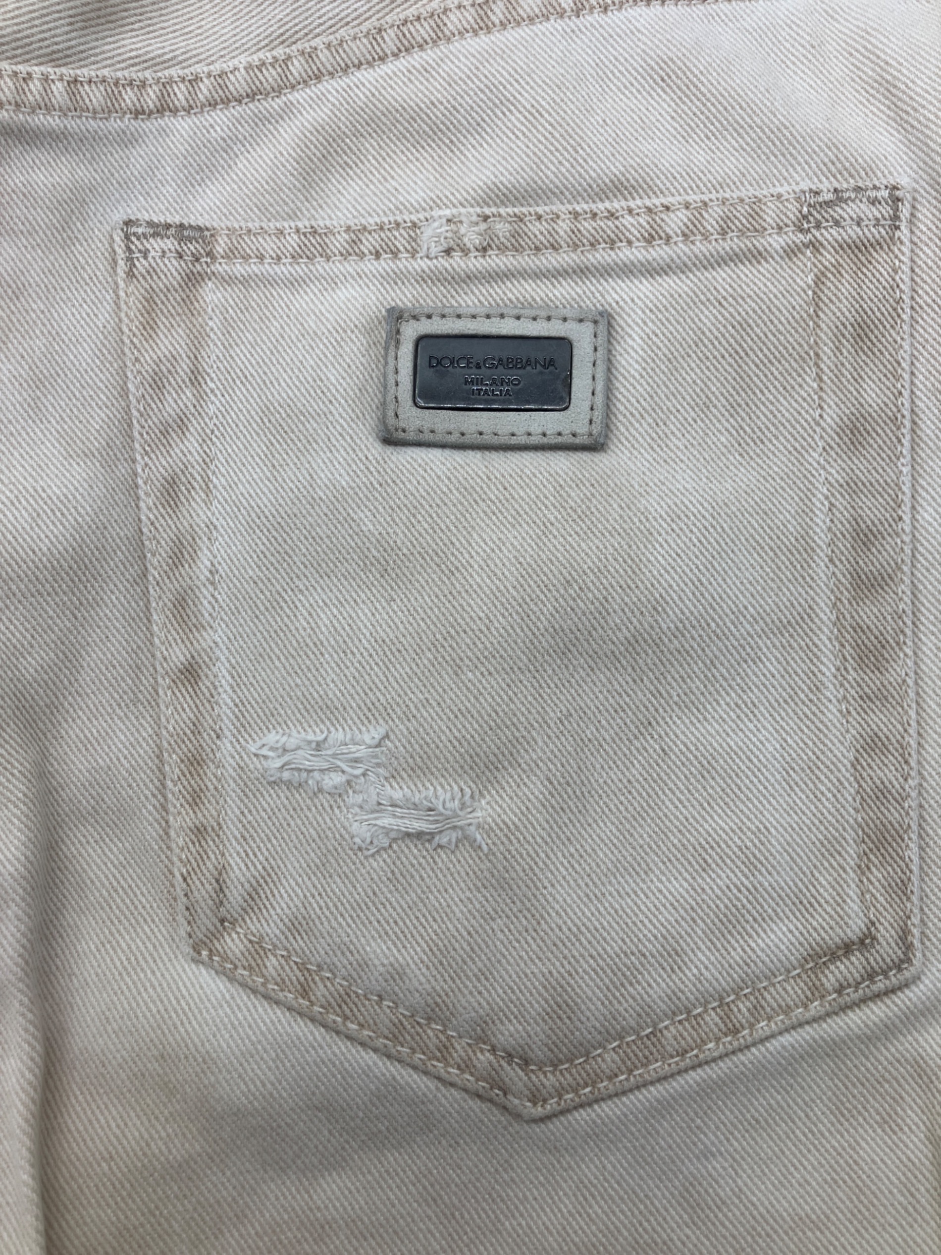 DOLCE & GABBANA ホワイトジーンズ 44イタリア製 中古・古着通販】DOLCE & GABBANA (ドルチェ＆ガッバーナ) ホワイト