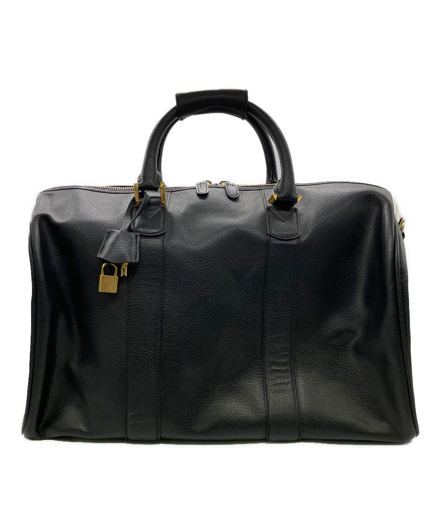 Salvatore Ferragamo ボストンバッグ 旅行バッグ　ブラック 中古・古着通販】Ferragamo (フェラガモ) ボストンバッグ ブラック