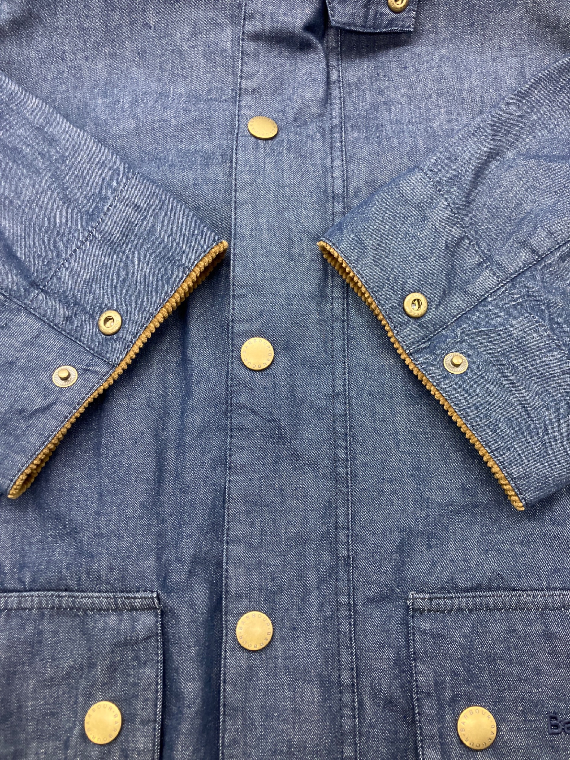 中古・古着通販】Barbour (バブアー) デニムジャケット ブルー