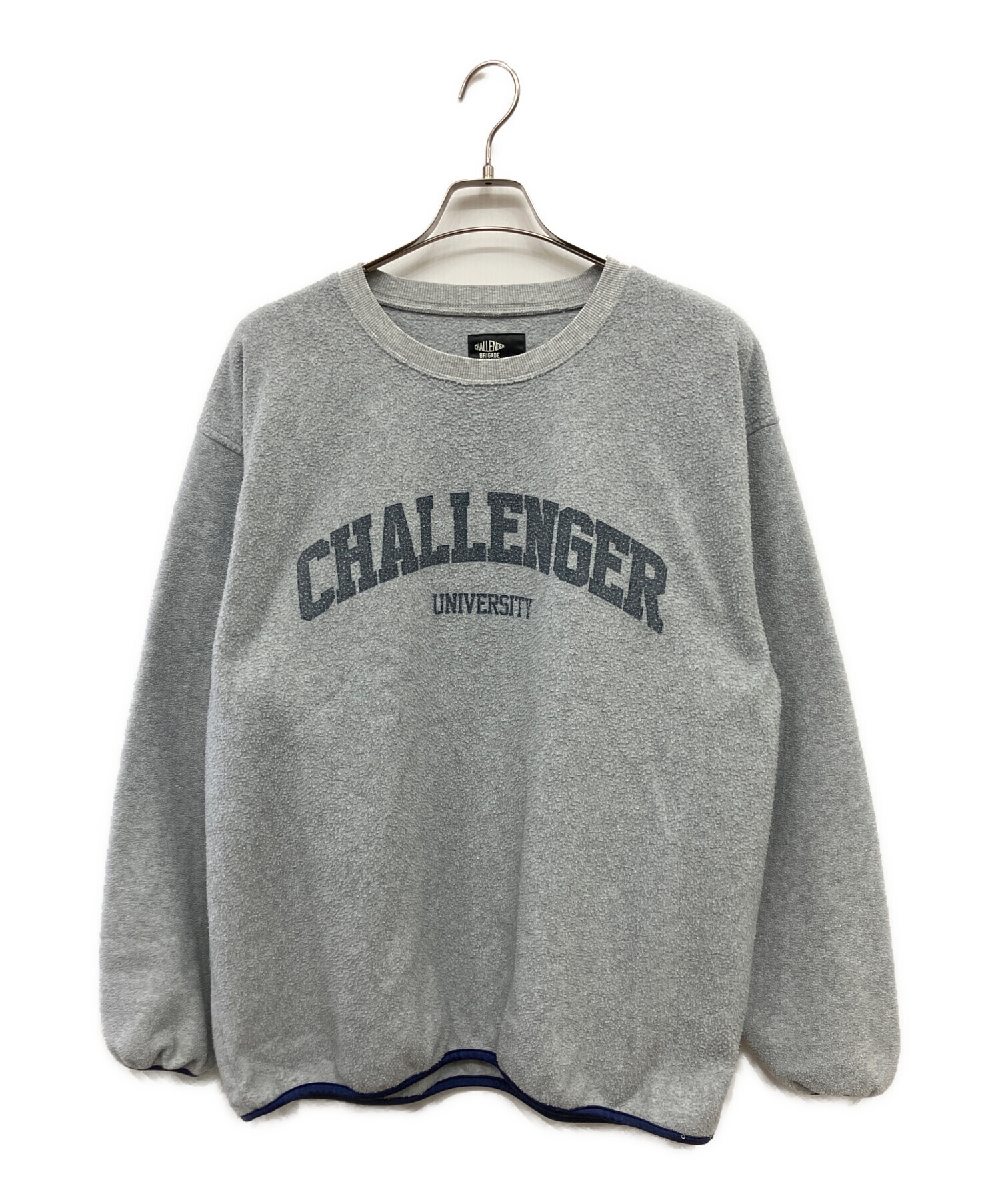 チ*）様 CHALLENGER グレー 23AW ロゴ スウェット 中古・古着通販】CHALLENGER (チャレンジャー) スウェット グレー