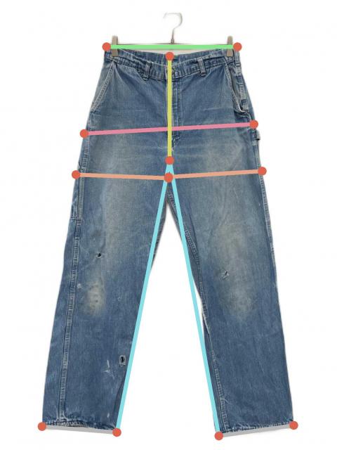 中古・古着通販】OSH KOSH (オシュコシュ) ペインターパンツ ブルー