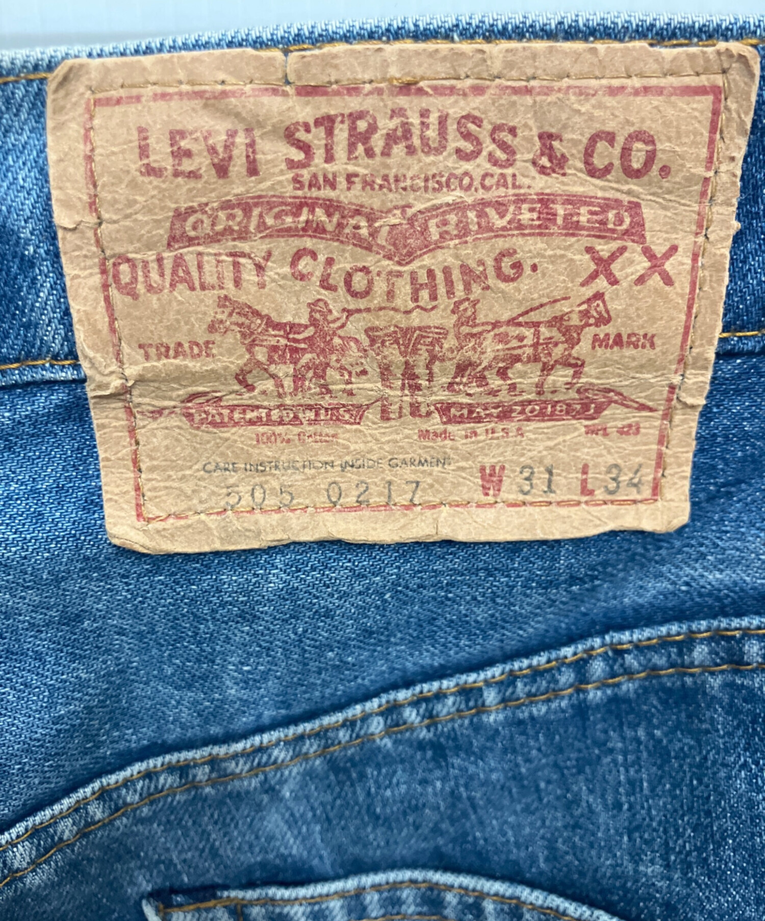 中古・古着通販】LEVI'S (リーバイス) 66後期505デニムパンツ