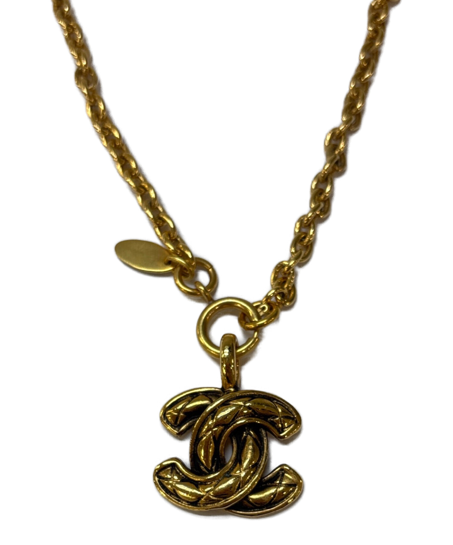 中古・古着通販】CHANEL (シャネル) ココマーク マトラッセネックレス