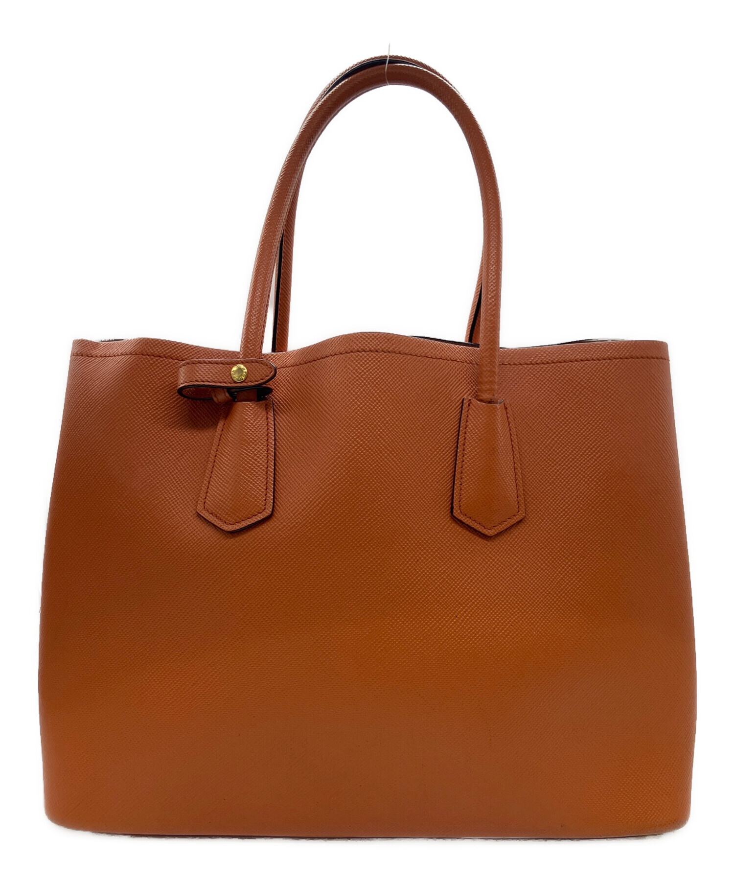 中古・古着通販】PRADA (プラダ) サフィアーノ オレンジ｜ブランド