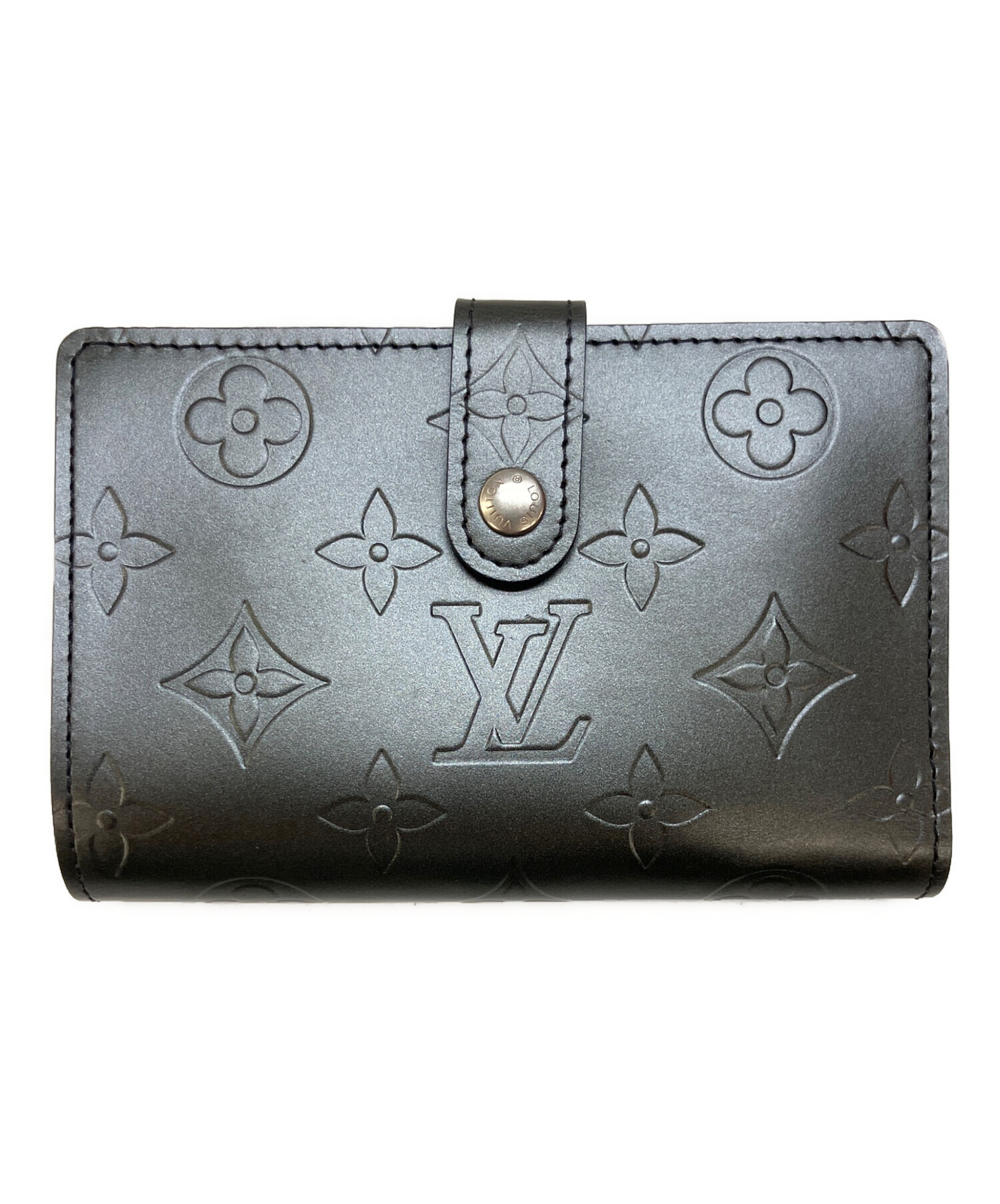 正規品Louis Vuitton グレー 二つ折り財布 中古・古着通販】LOUIS VUITTON (ルイ ヴィトン) 2つ折り財布 グレー