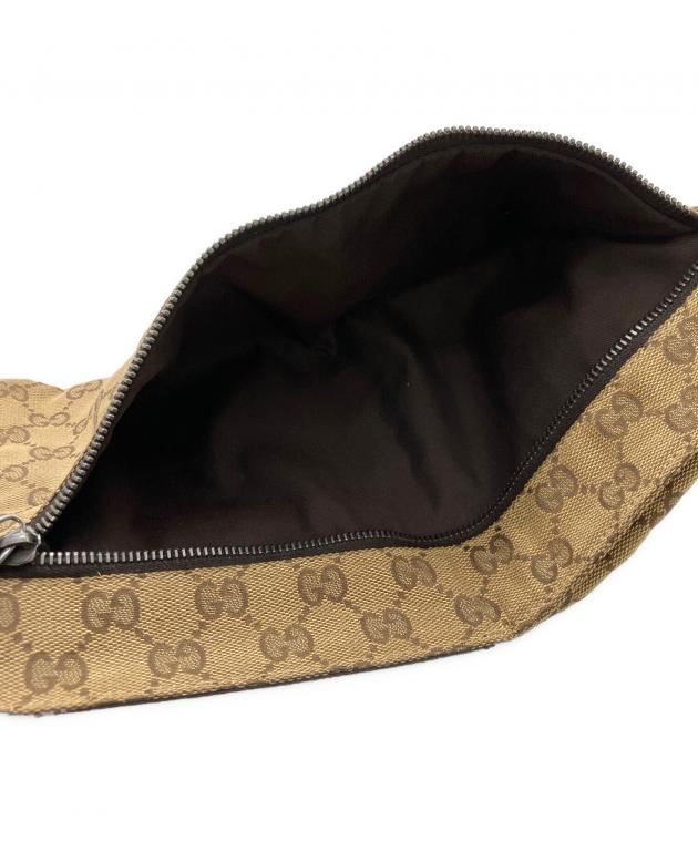 中古・古着通販】GUCCI (グッチ) ウエストポーチ ベージュ｜ブランド