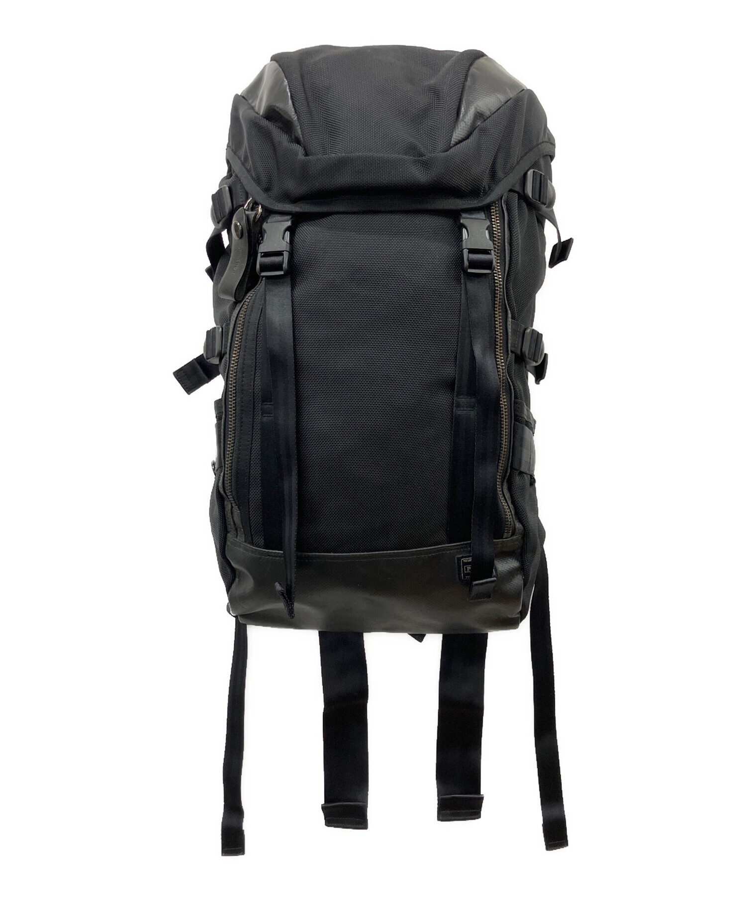 PORTER ポーター バックパック・リュック - 黒 【古着】【中古】 中古・古着通販】PORTER (ポーター) バックパック ブラック｜ブランド
