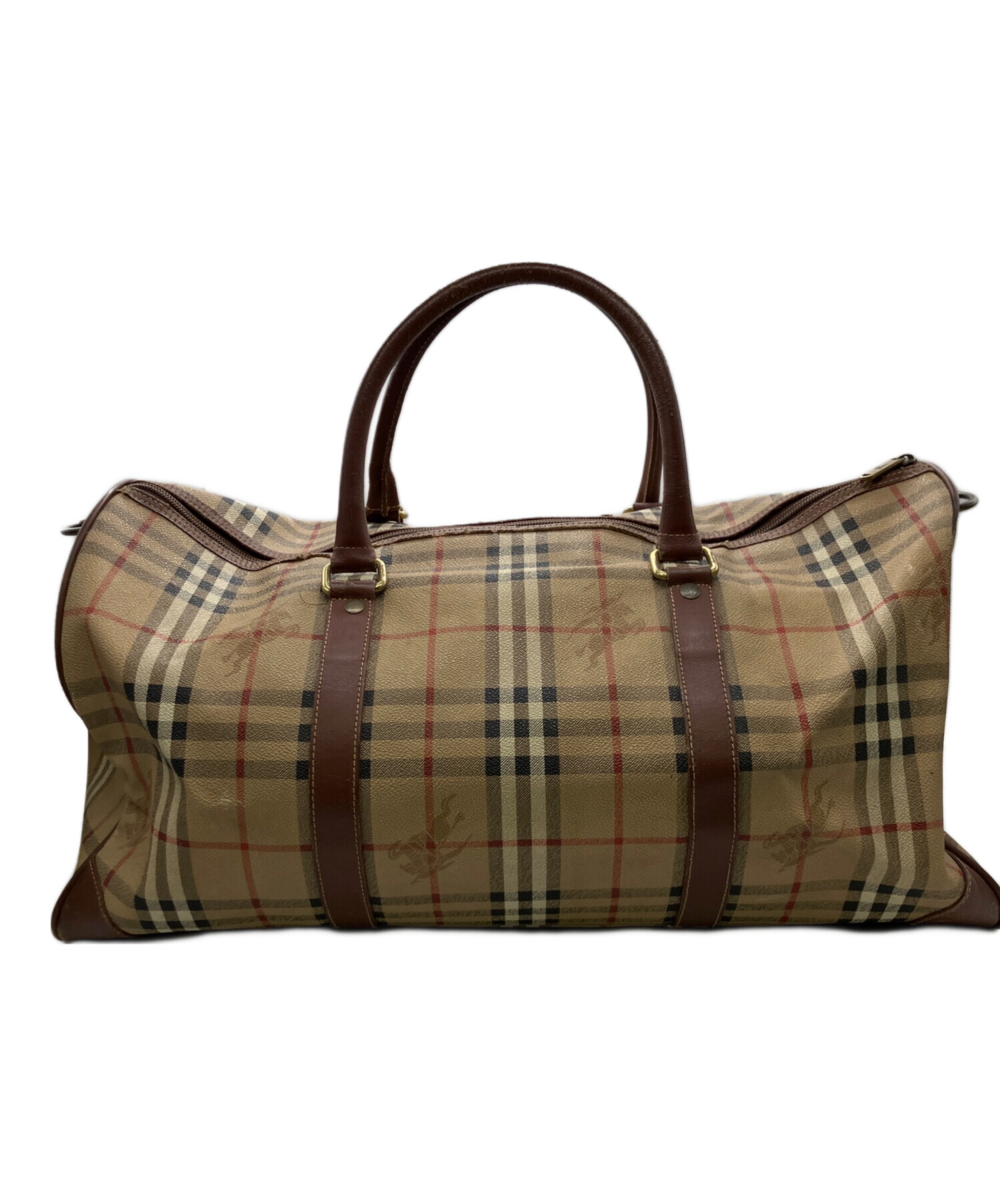 Burberryボストンバッグ ブラウン 中古・古着通販】Burberry's (バーバリーズ) ボストンバッグ ブラウン