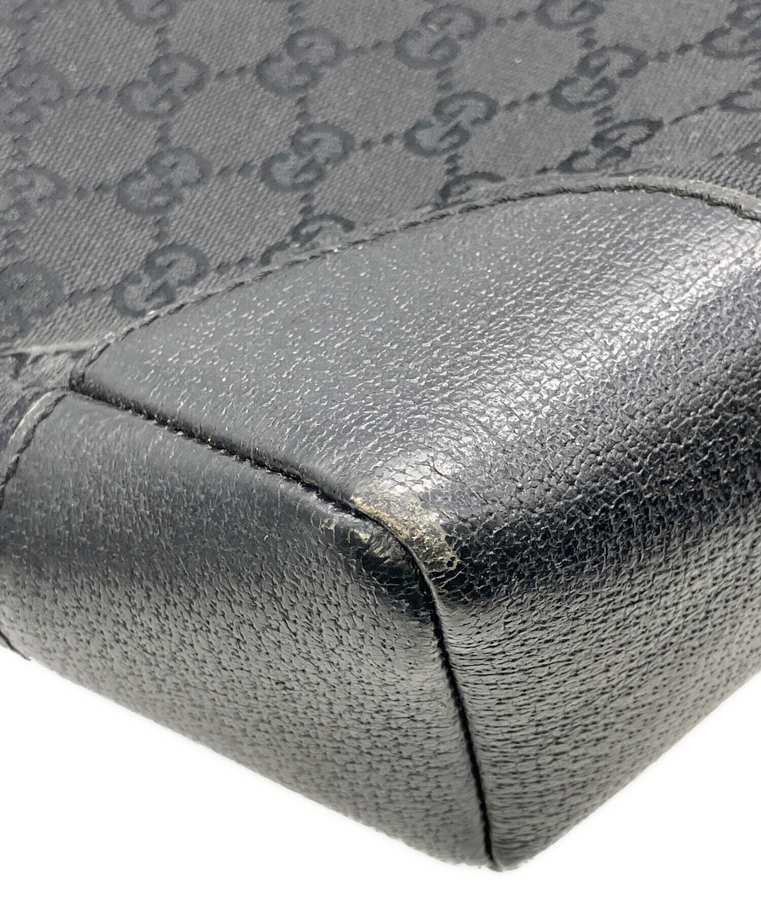 中古・古着通販】GUCCI (グッチ) ショルダーバッグ ブラック｜ブランド