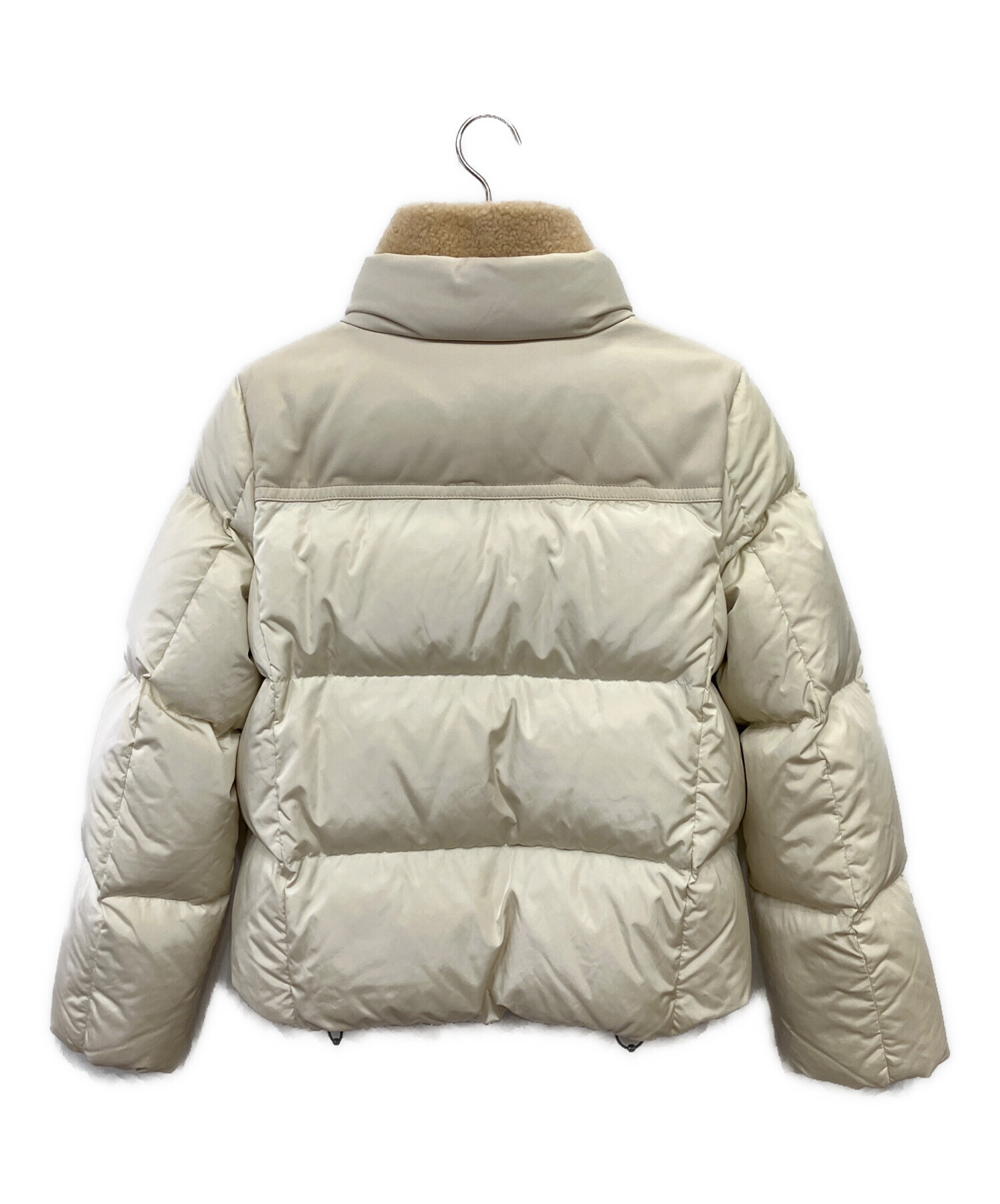 COACH コーチ 白ダウンジャケット フード付ダウン50% フェザー50% 中古・古着通販】COACH (コーチ) ダウンジャケット アイボリー サイズ