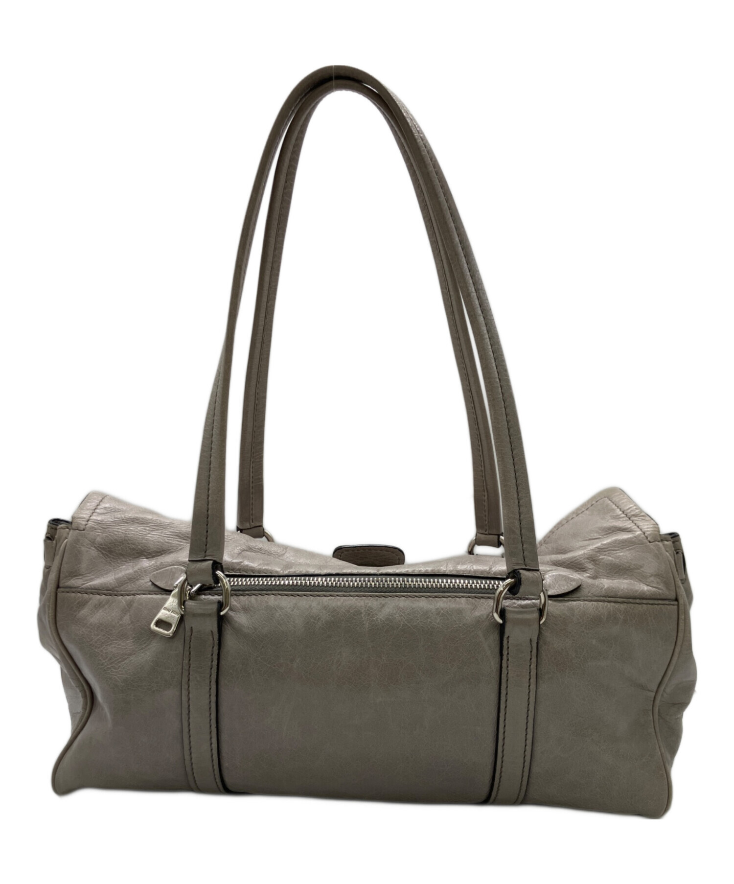 中古・古着通販】MIU MIU (ミュウミュウ) ショルダーバッグ グレー