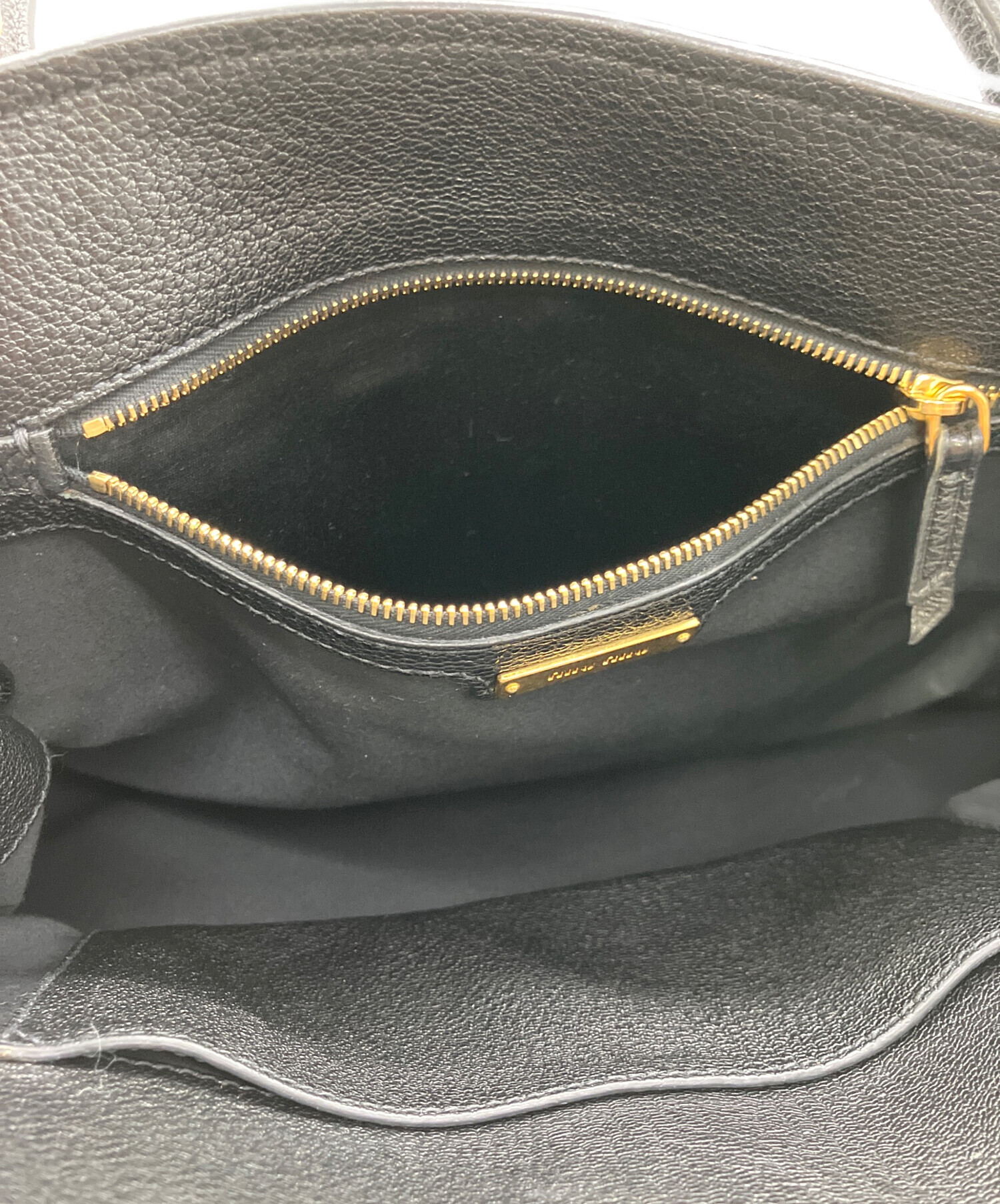 中古・古着通販】MIU MIU (ミュウミュウ) トートバッグ ブラック