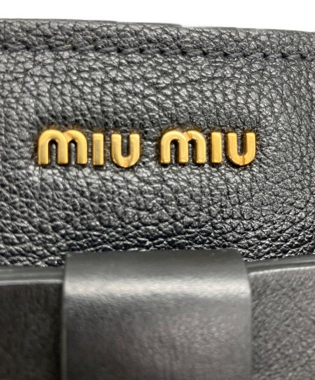中古・古着通販】MIU MIU (ミュウミュウ) トートバッグ ブラック