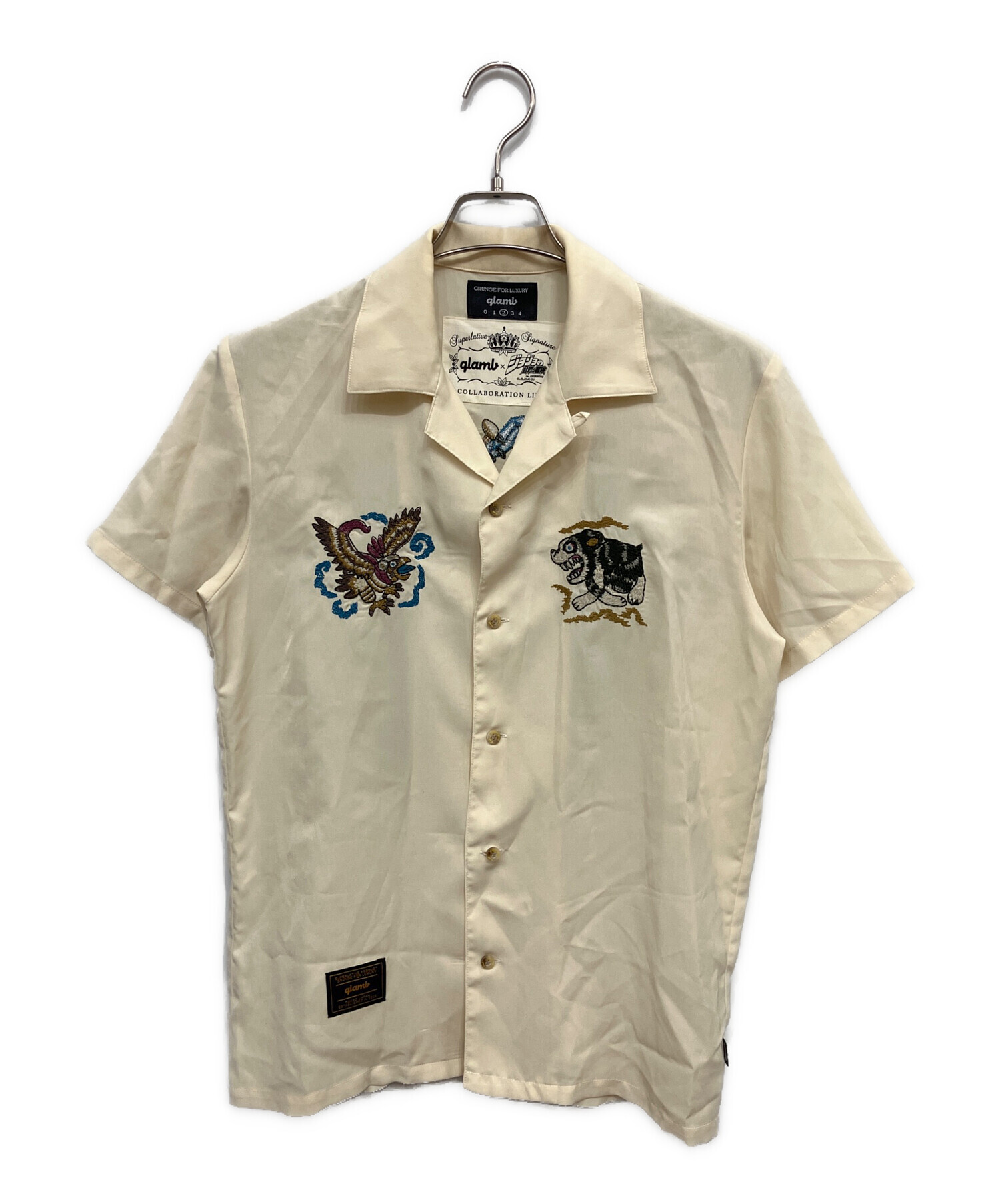 glamb ジョジョの奇妙な冒険 半袖シャツ サイズS 中古・古着通販】glamb (グラム) ジョジョと奇妙な冒険 半袖シャツ