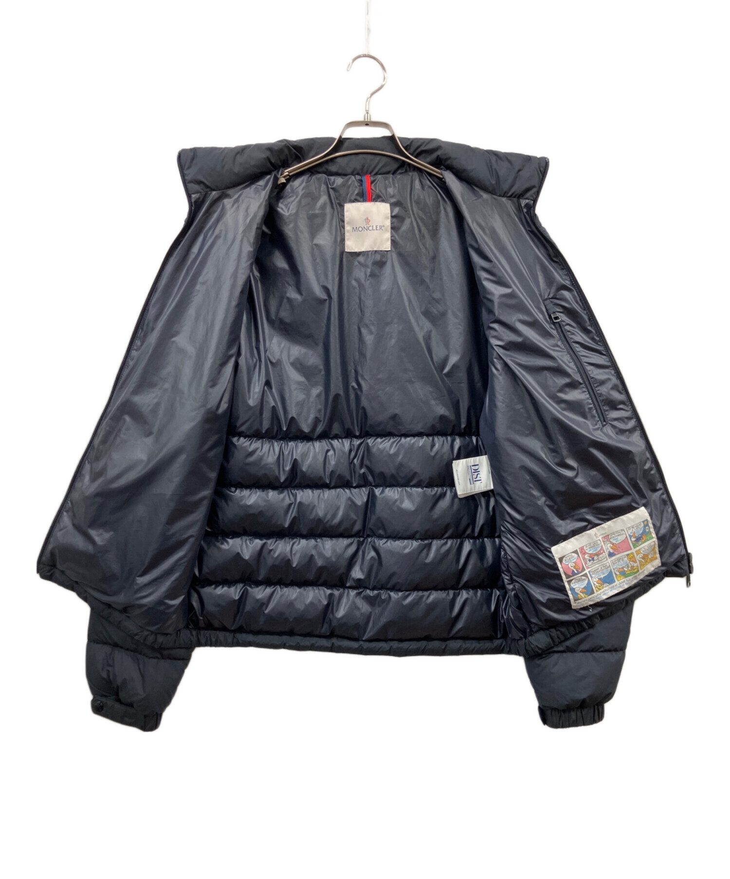 ラ*ズ様 MONCLER ダウンジャケット　ネイビー　サイズ2 中古・古着通販】MONCLER (モンクレール) ダウンジャケット ネイビー