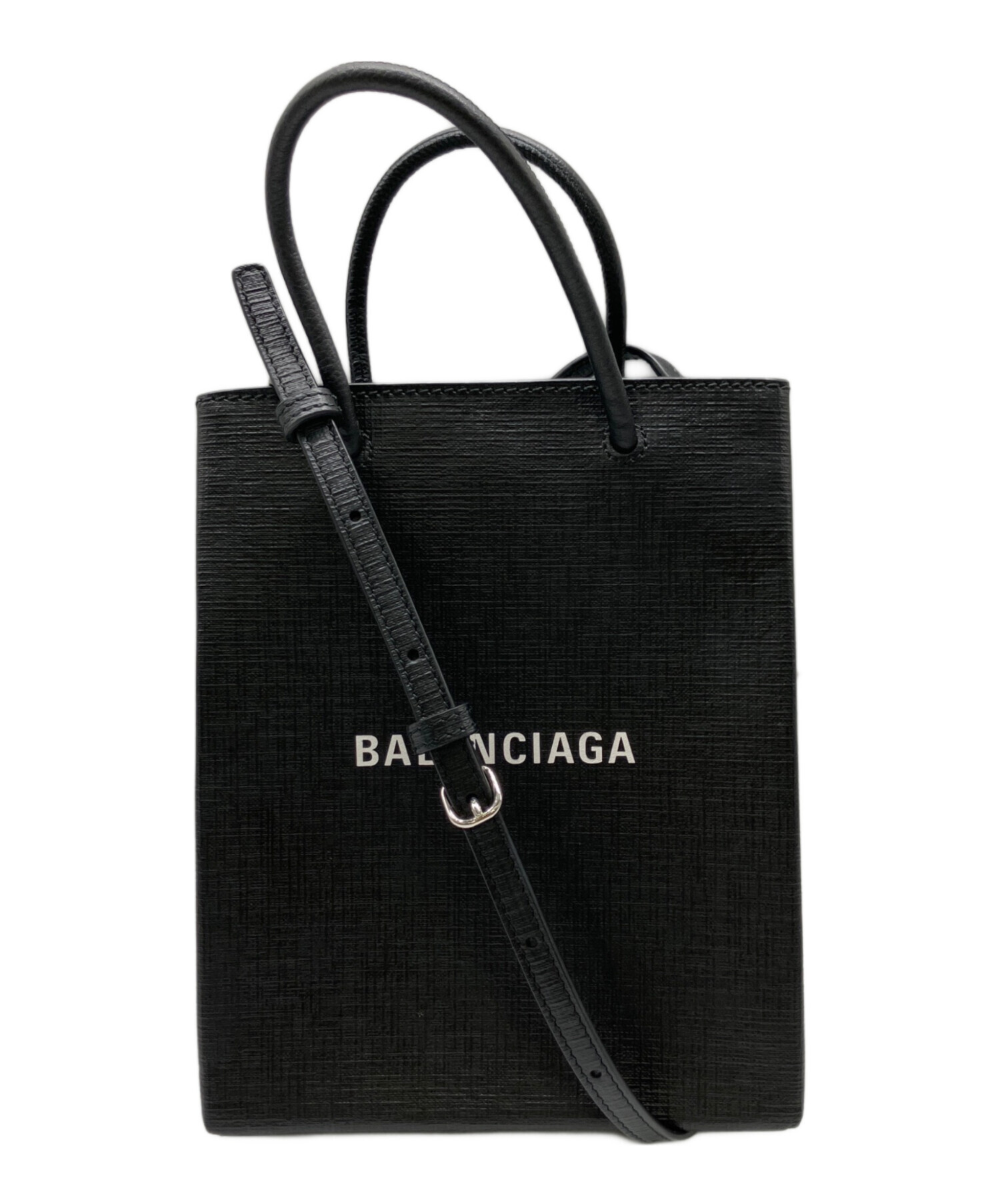 【廃盤】バレンシアガ　ブラック　2way バッグ 中古・古着通販】BALENCIAGA (バレンシアガ) 2WAYショルダーバッグ