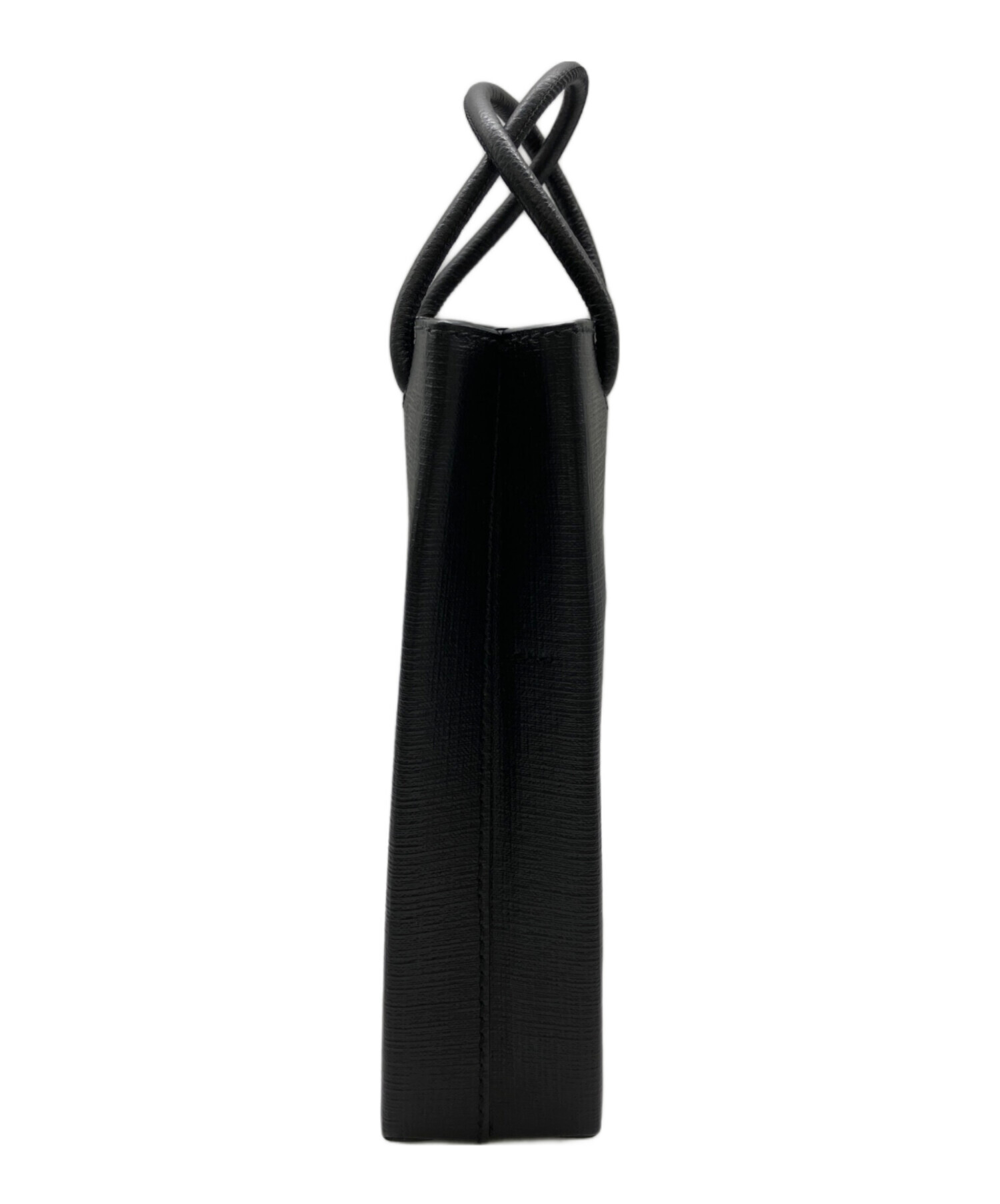 BALENCIAGA 2way ショルダーバッグ ブラック 中古・古着通販】BALENCIAGA (バレンシアガ) 2WAYショルダーバッグ