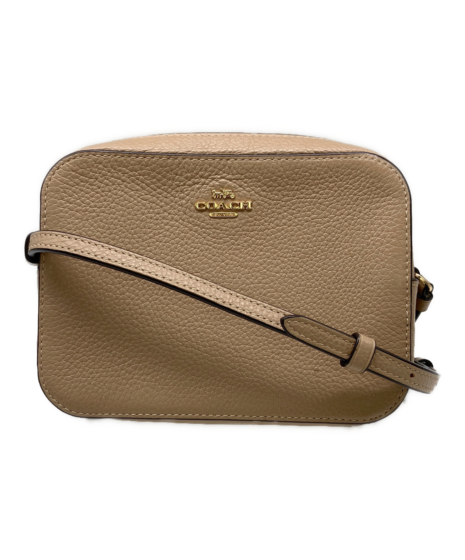 中古・古着通販】COACH (コーチ) ショルダーバッグ ベージュ｜ブランド