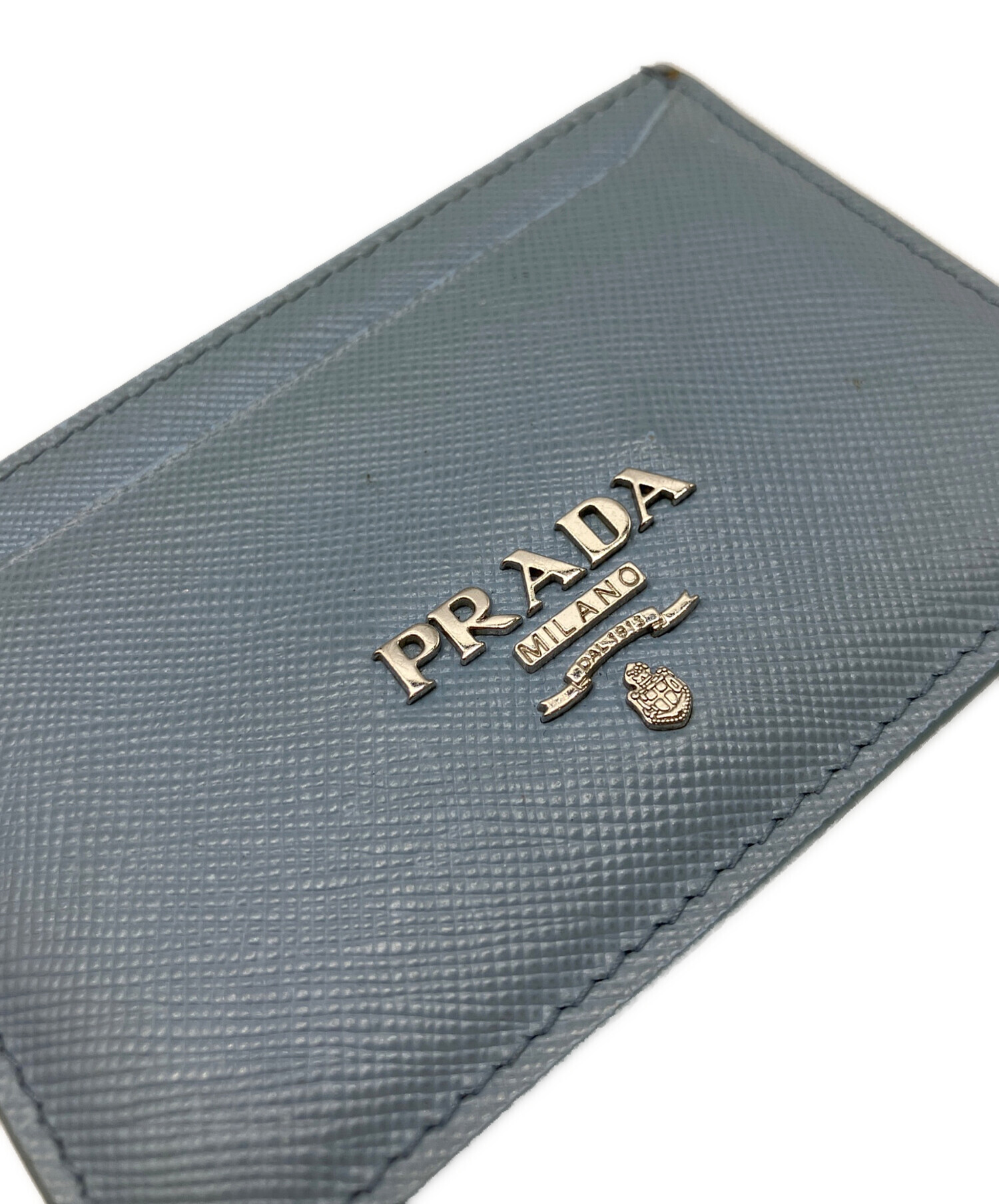 中古・古着通販】PRADA (プラダ) カードケース スカイブルー｜ブランド