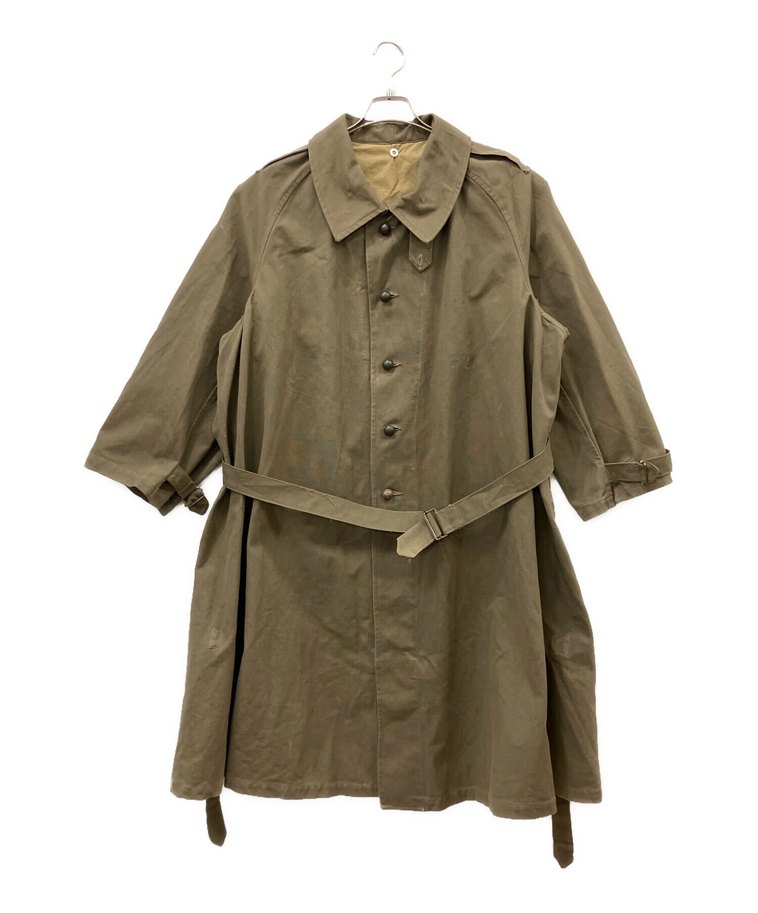 中古・古着通販】French Army (フランス軍) ロングコート オリーブ