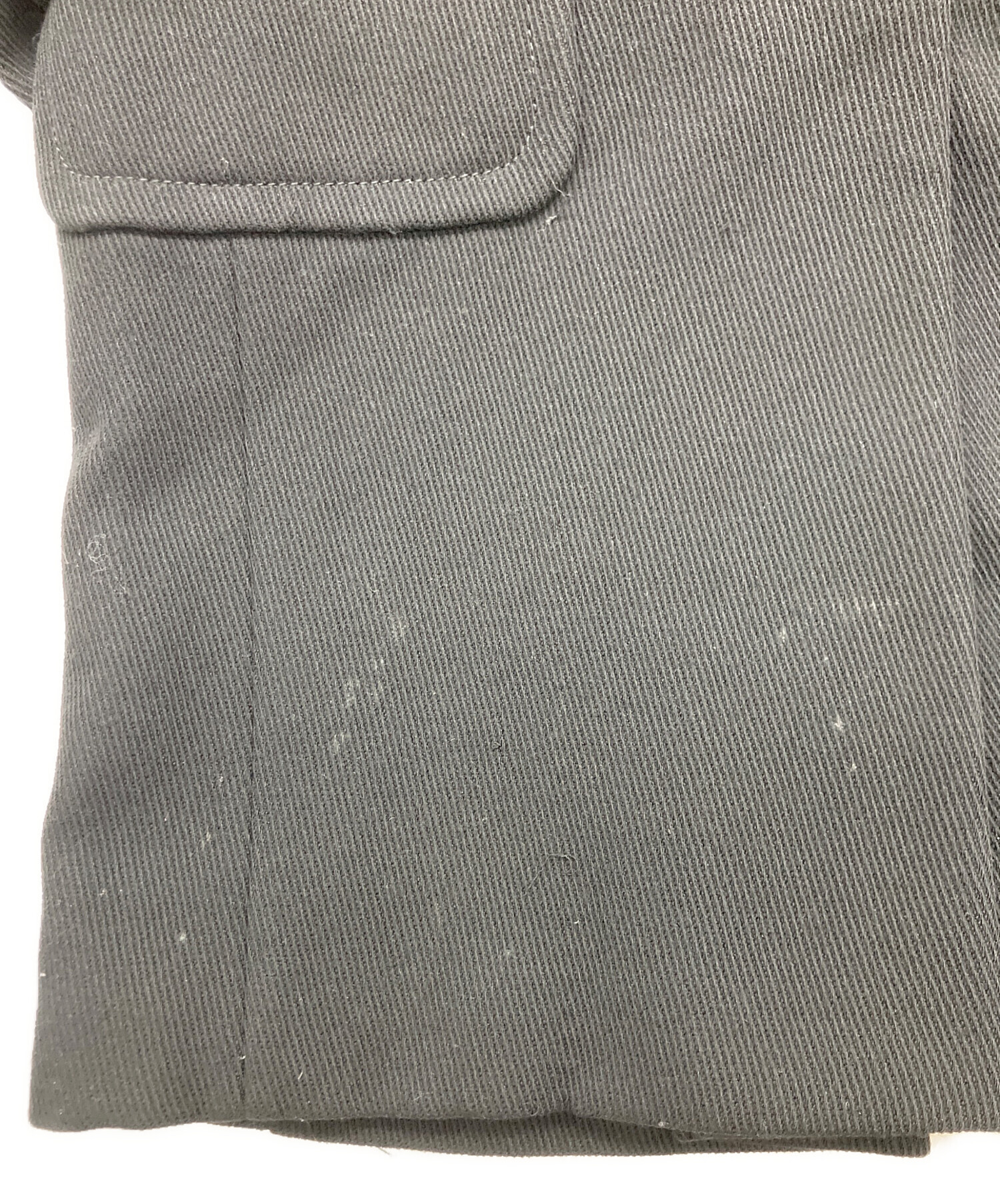 中古・古着通販】MIU MIU (ミュウミュウ) ウールコート ブラック