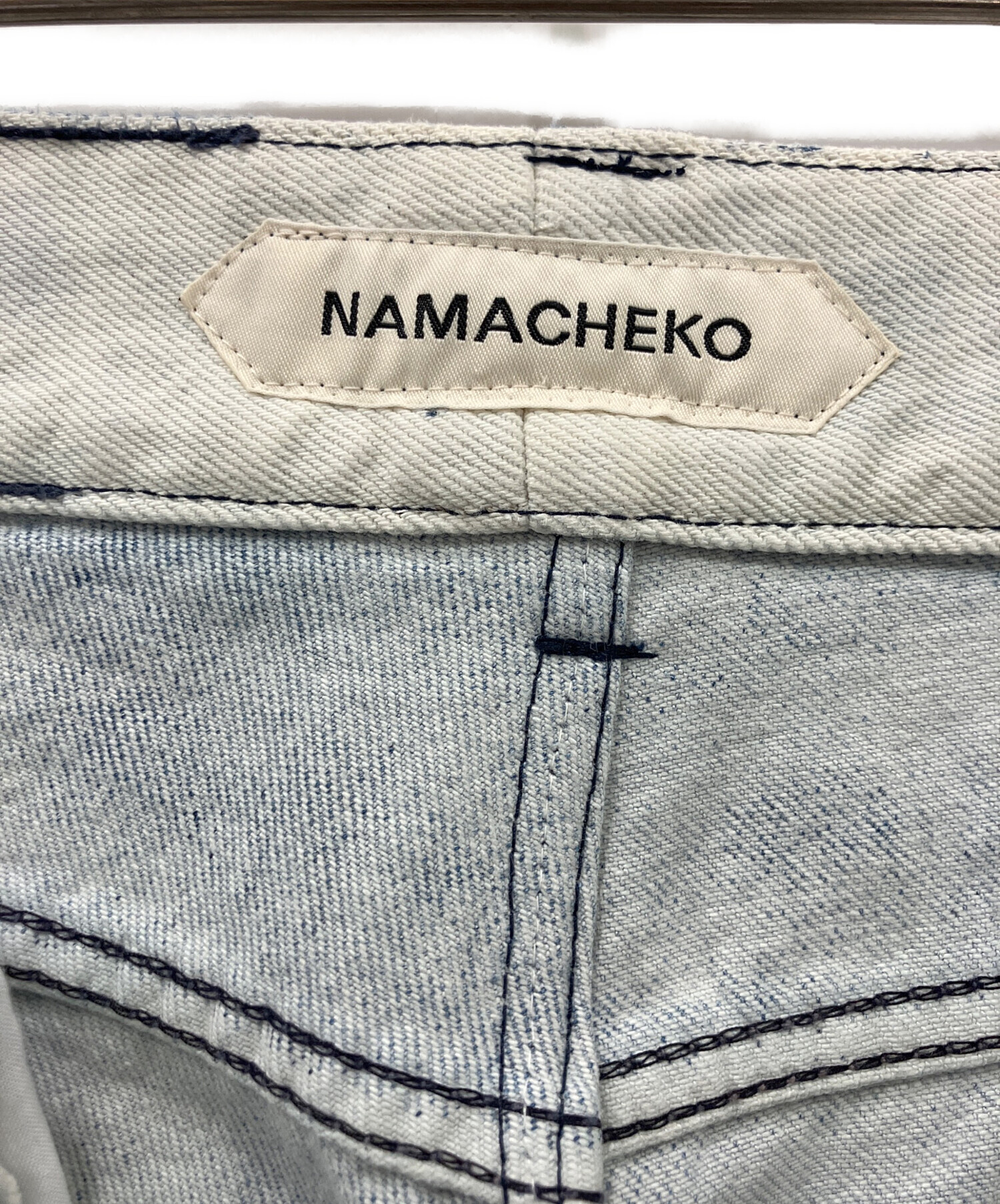 中古・古着通販】NAMACHEKO (ナマチェコ) デニムパンツ インディゴ
