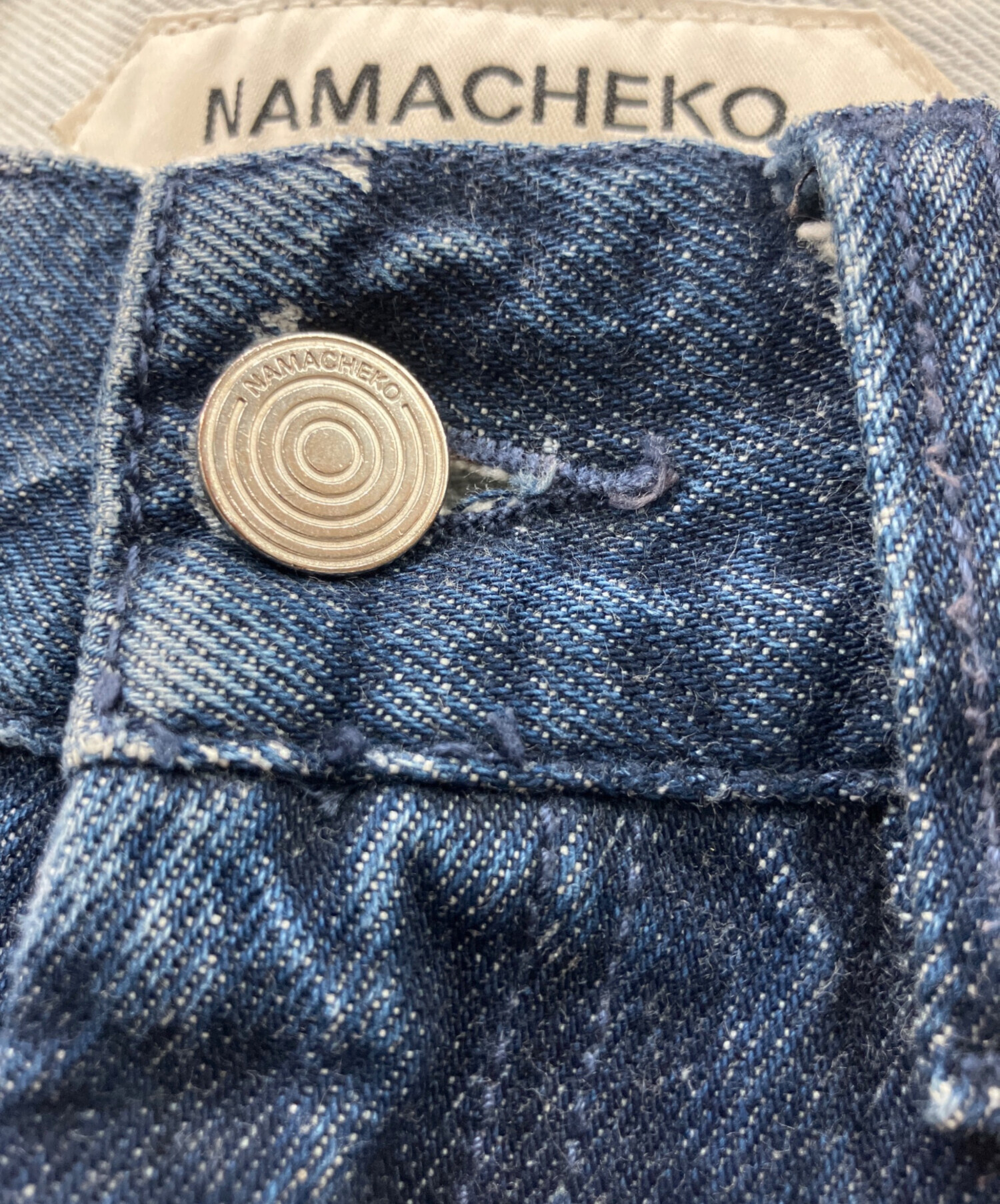 中古・古着通販】NAMACHEKO (ナマチェコ) デニムパンツ インディゴ