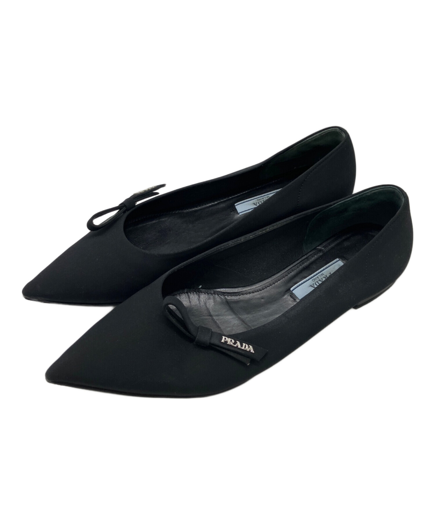 中古・古着通販】PRADA (プラダ) パンプス ブラック サイズ:23cm
