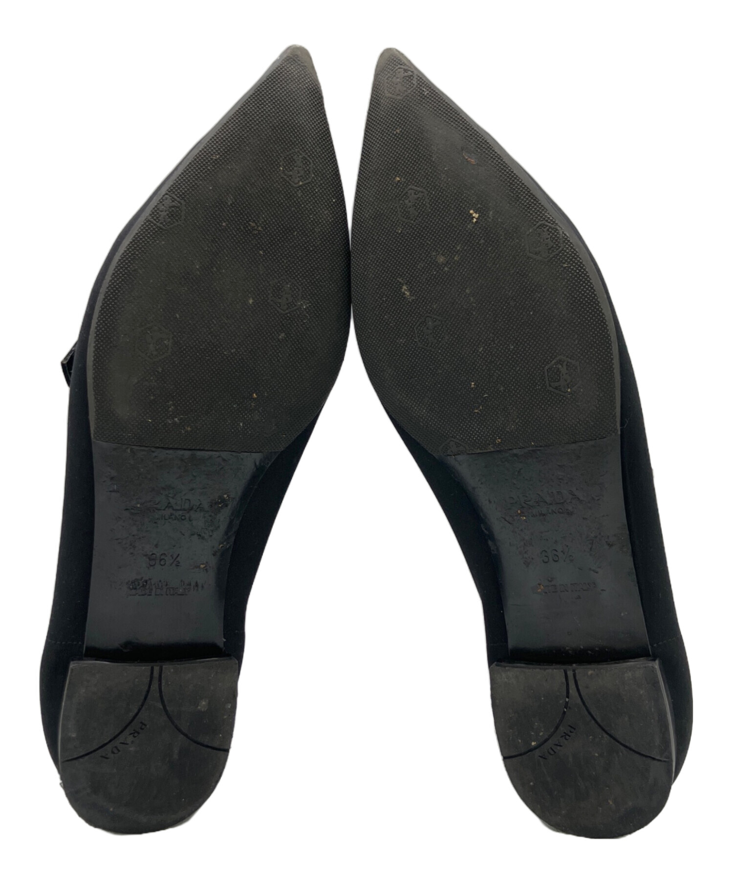 中古・古着通販】PRADA (プラダ) パンプス ブラック サイズ:23cm