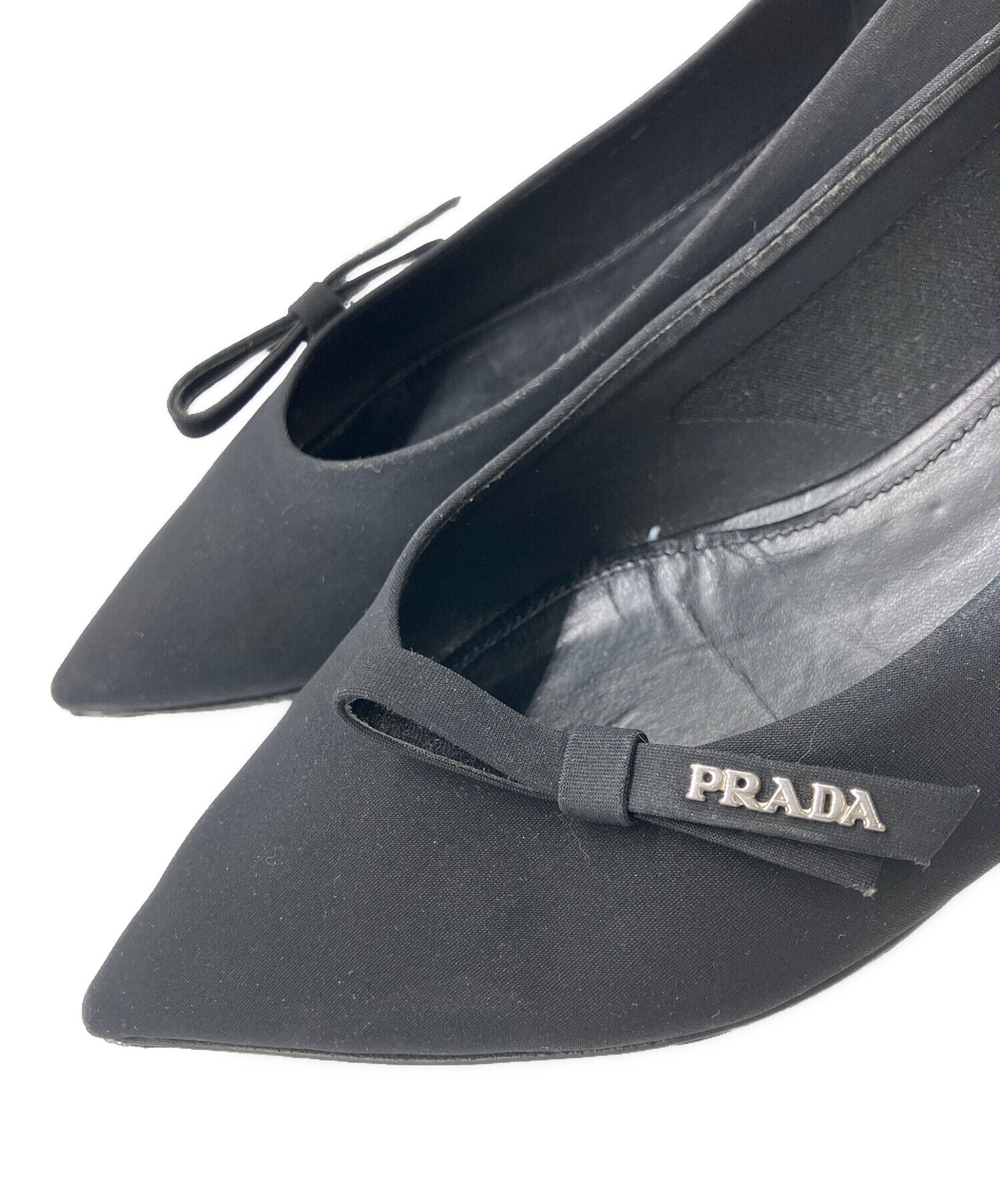 中古・古着通販】PRADA (プラダ) パンプス ブラック サイズ:23cm