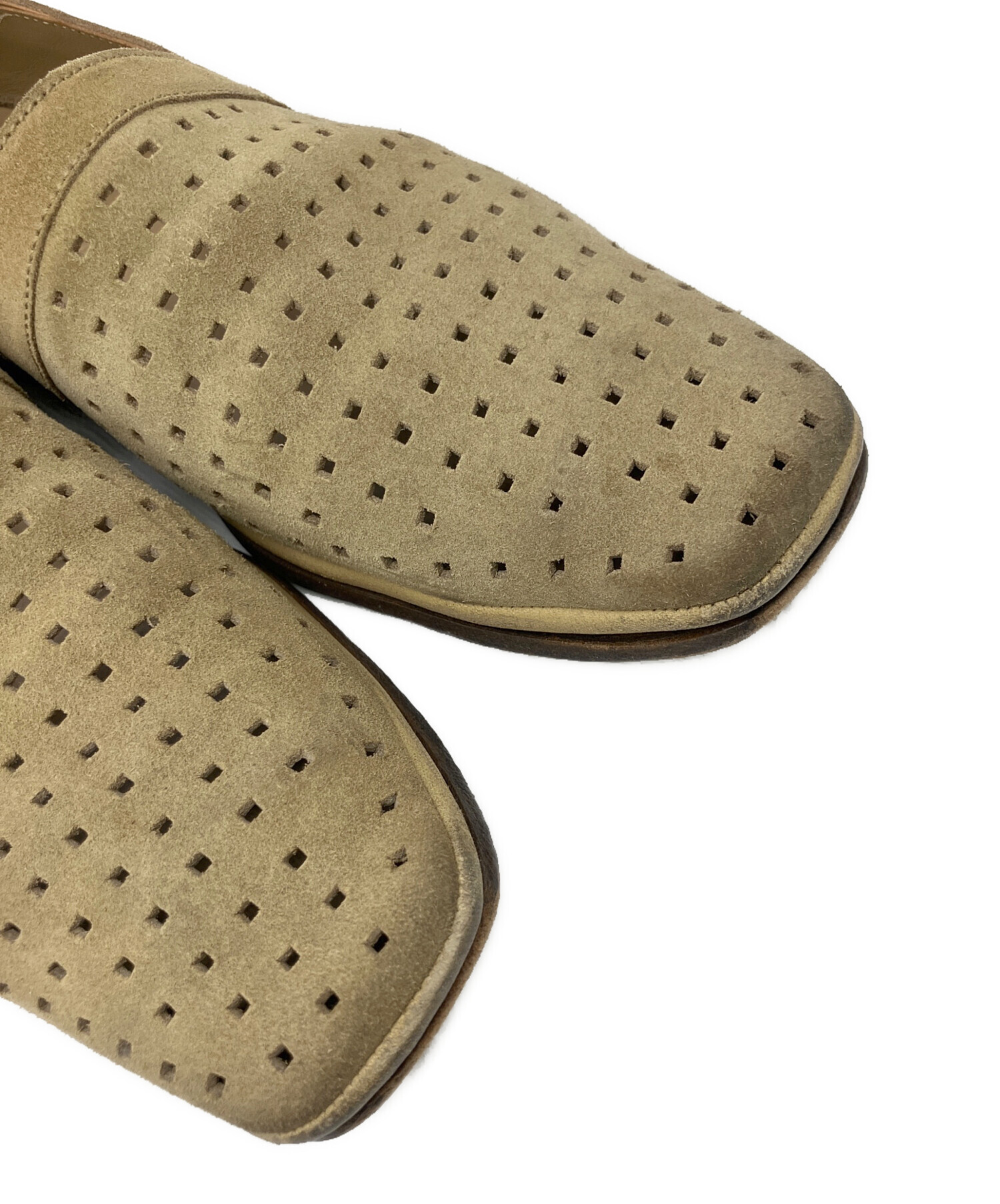 中古・古着通販】LOUIS VUITTON (ルイ ヴィトン) ローファー オリーブ