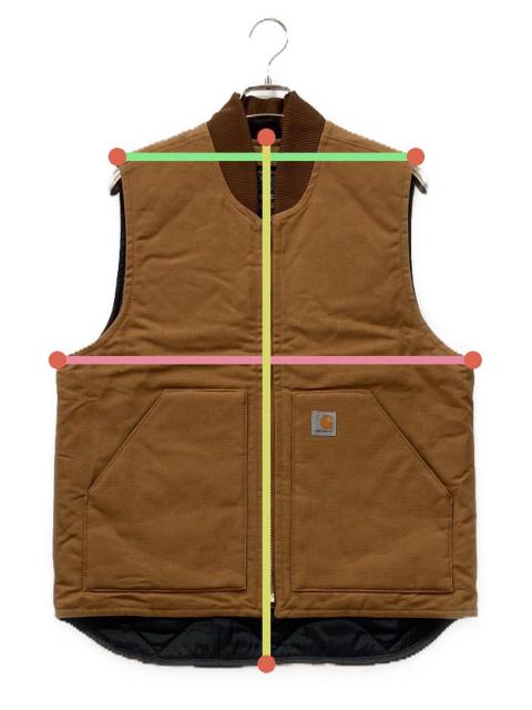Carhartt ブラウン ベスト 値下げ中 中古・古着通販】CarHartt (カーハート) ベスト ブラウン サイズ:M