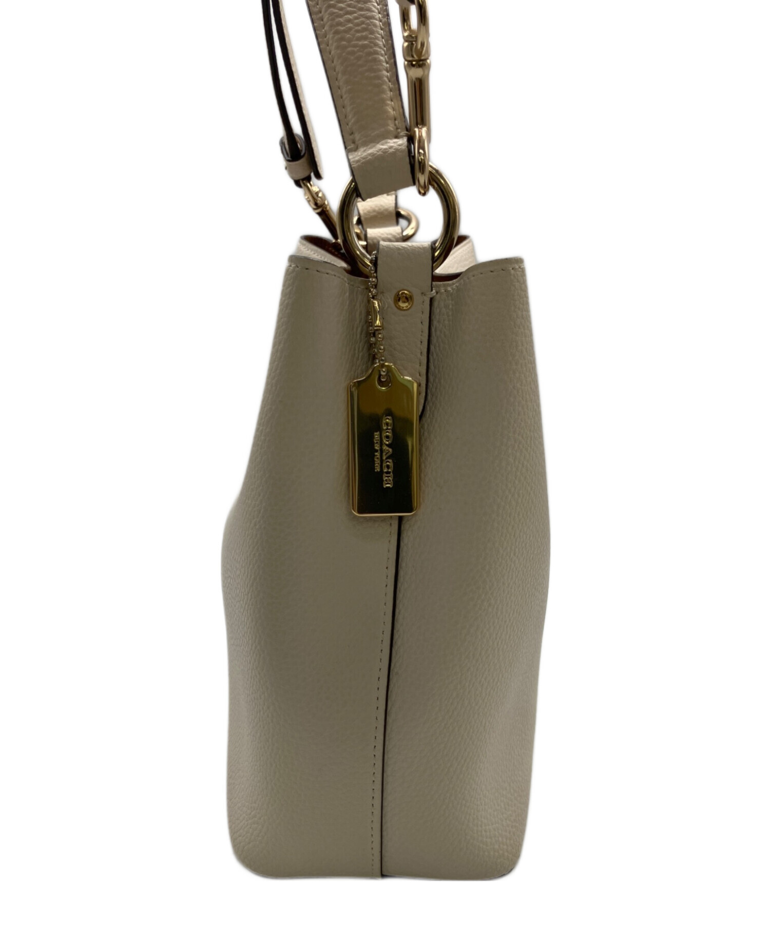 中古・古着通販】COACH (コーチ) 2WAYショルダーバッグ ホワイト