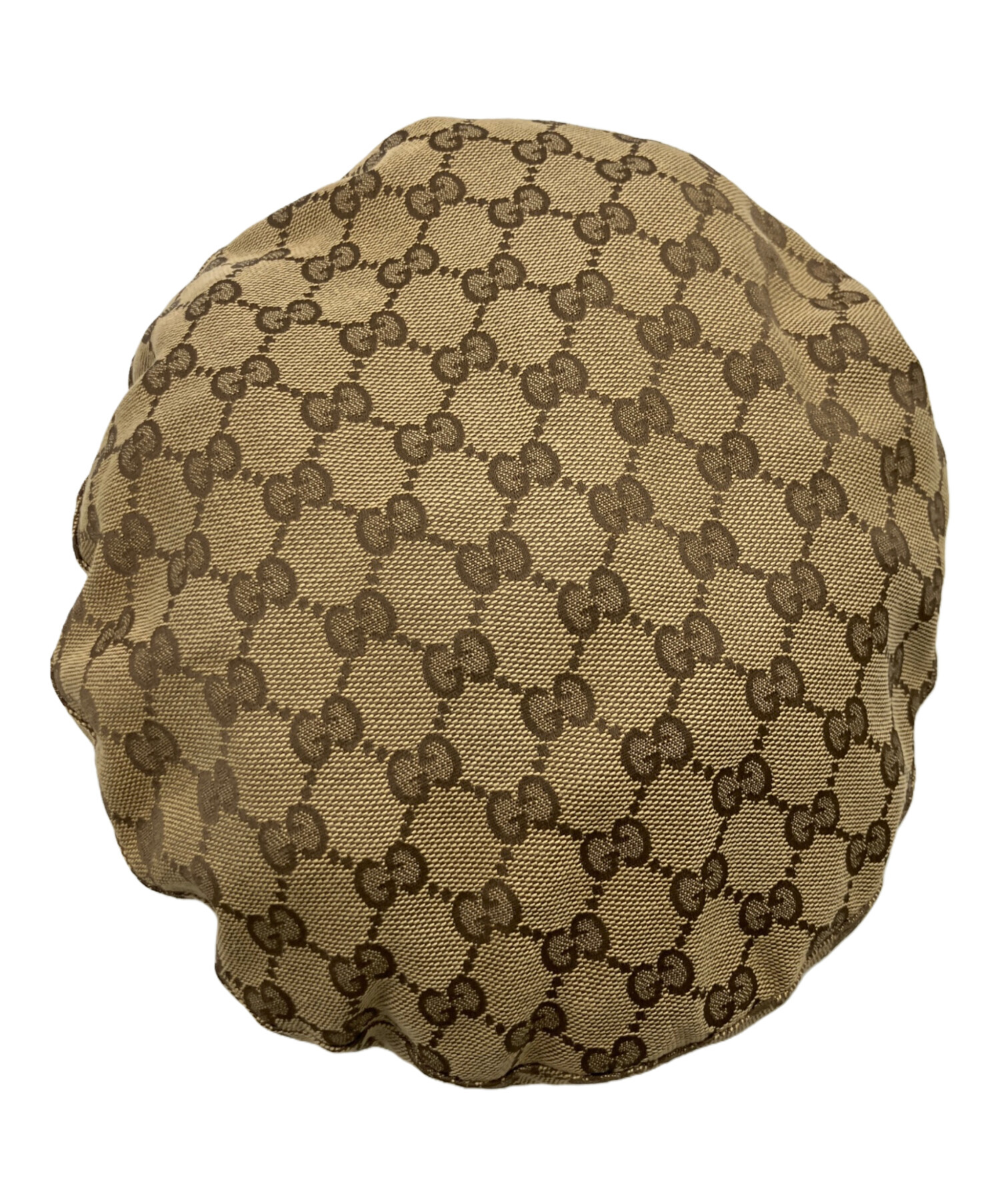 中古・古着通販】GUCCI (グッチ) ベレー帽 ブラウン×ベージュ サイズ
