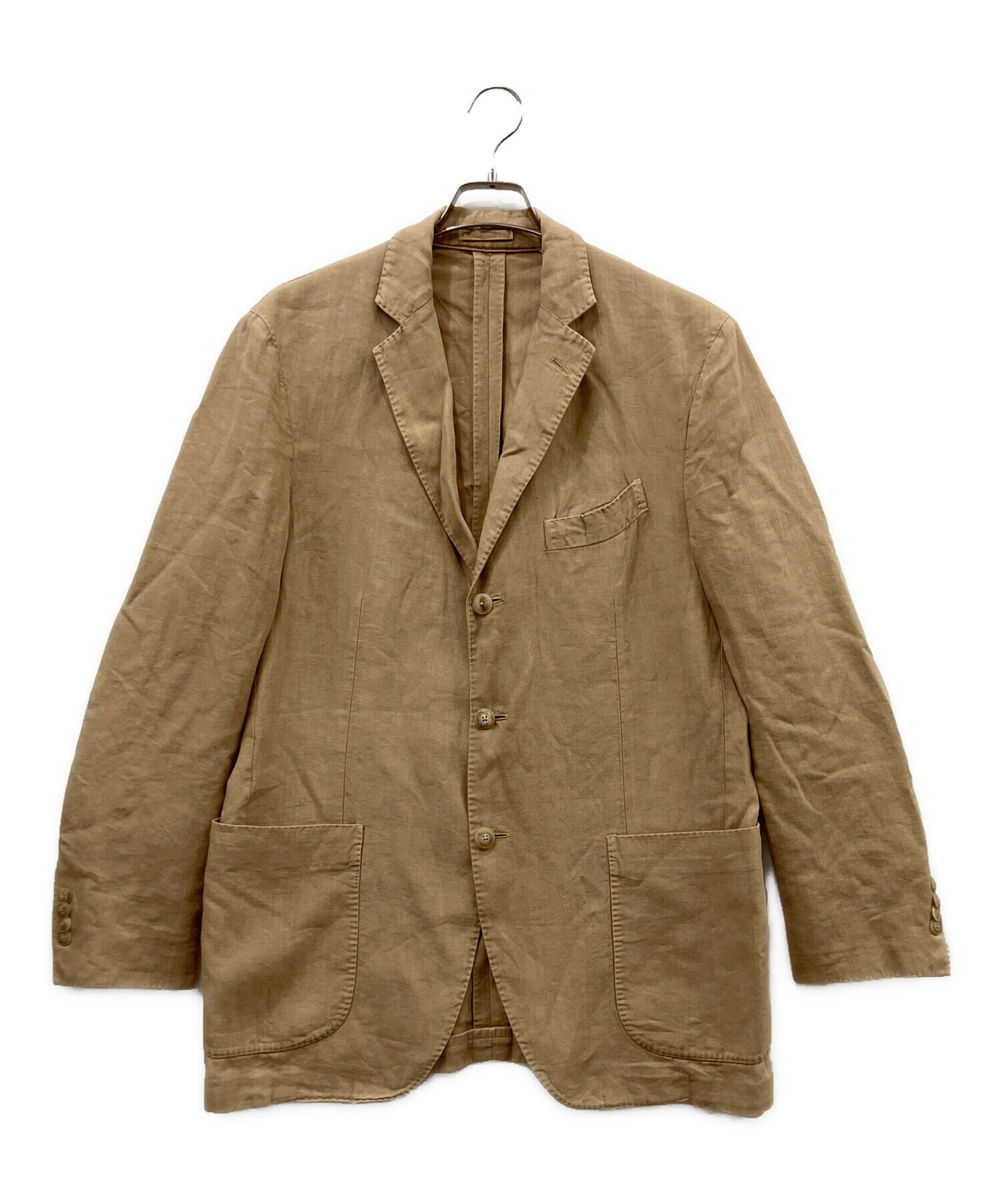 中古・古着通販】LARDINI (ラルディーニ) リネンジャケット ベージュ