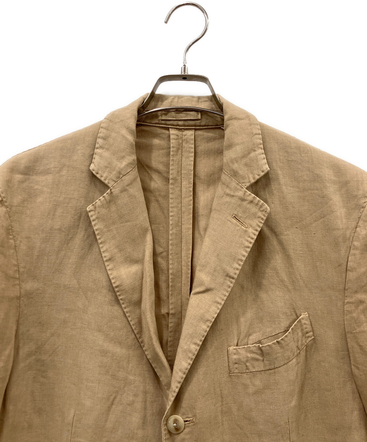 中古・古着通販】LARDINI (ラルディーニ) リネンジャケット ベージュ