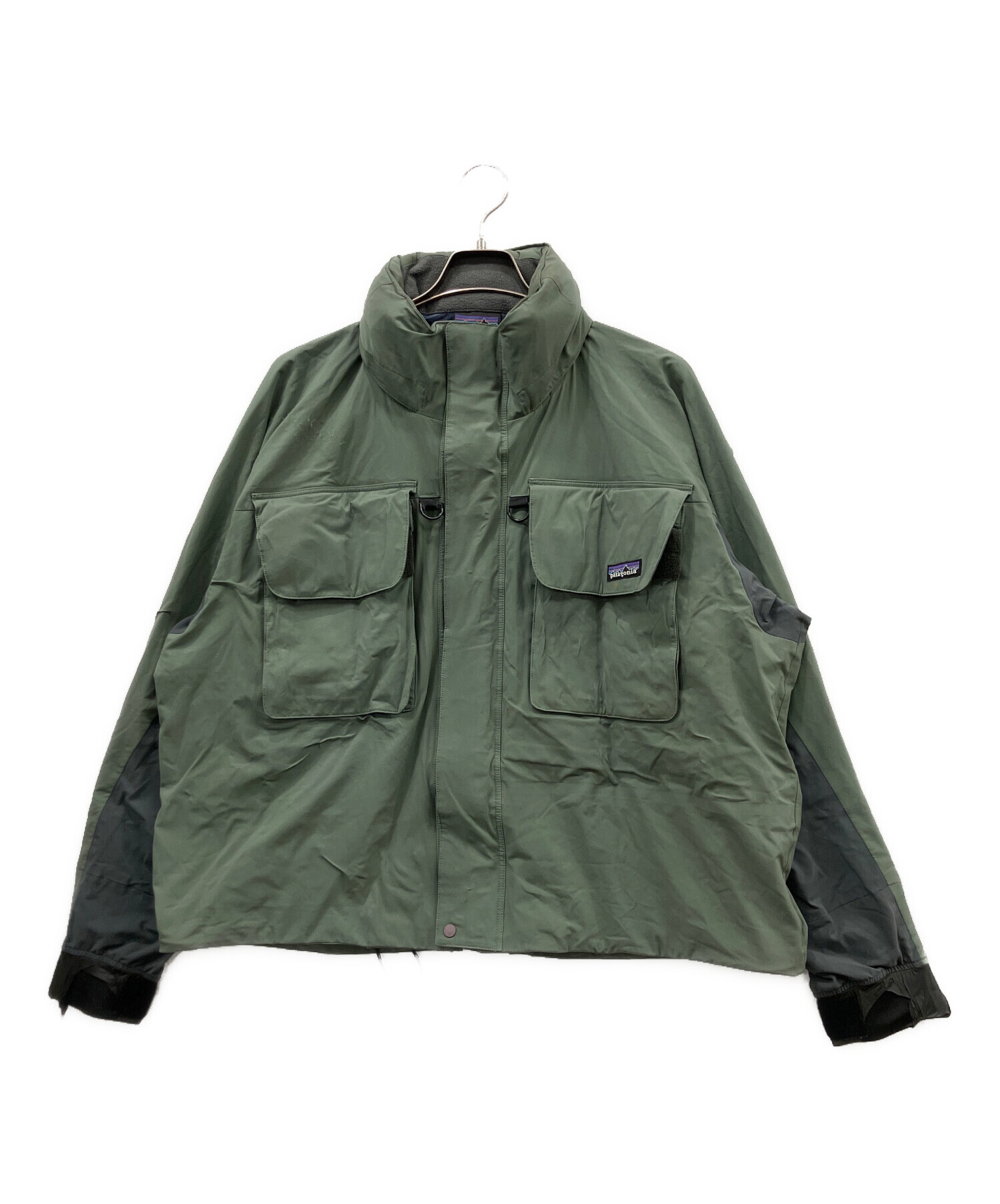 Patagonia パフジャケット　オリーブ　カーキ　パタゴニア 中古・古着通販】Patagonia (パタゴニア) ジャケット オリーブ サイズ