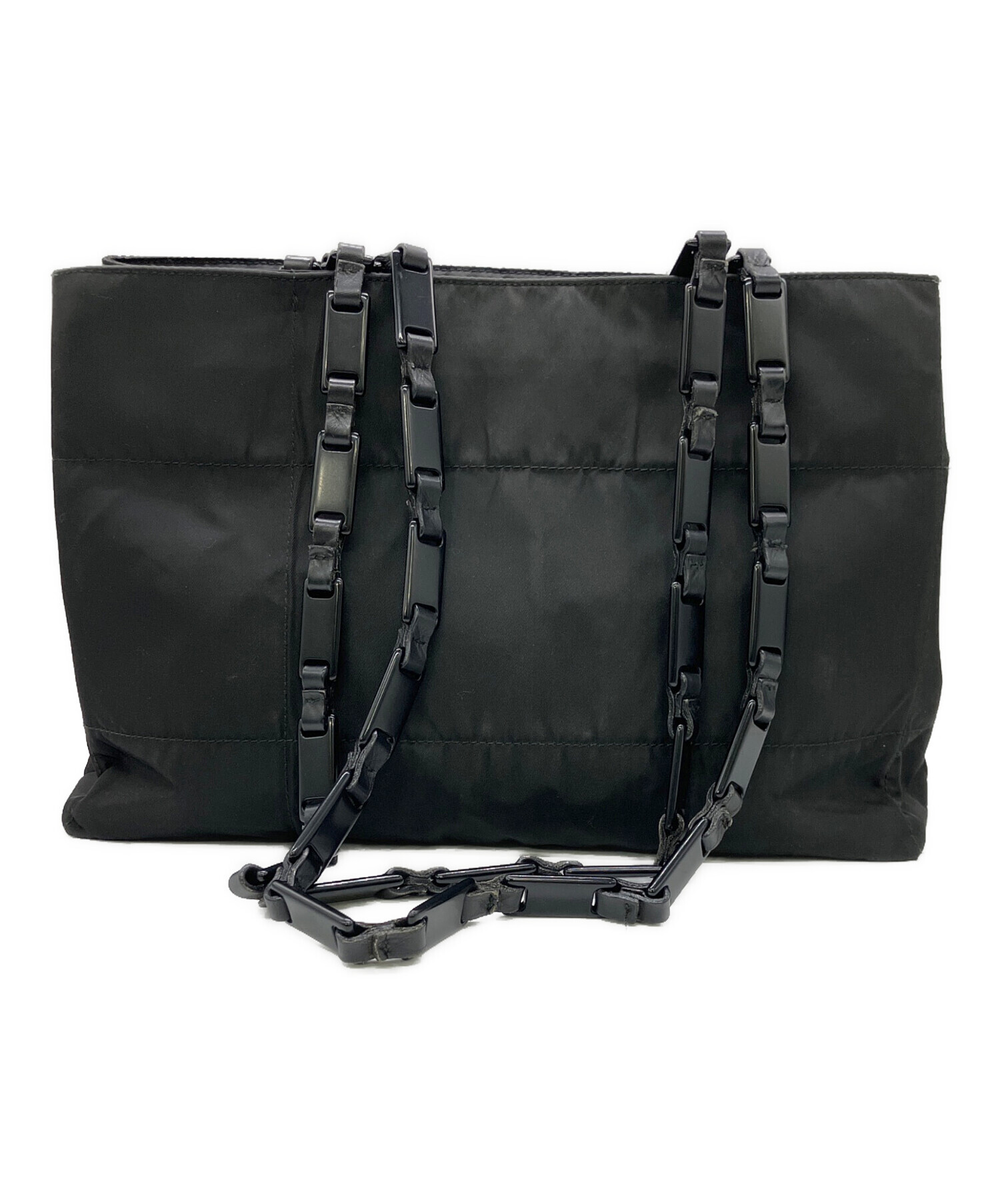 中古・古着通販】PRADA (プラダ) プラチェーンショルダーバッグ
