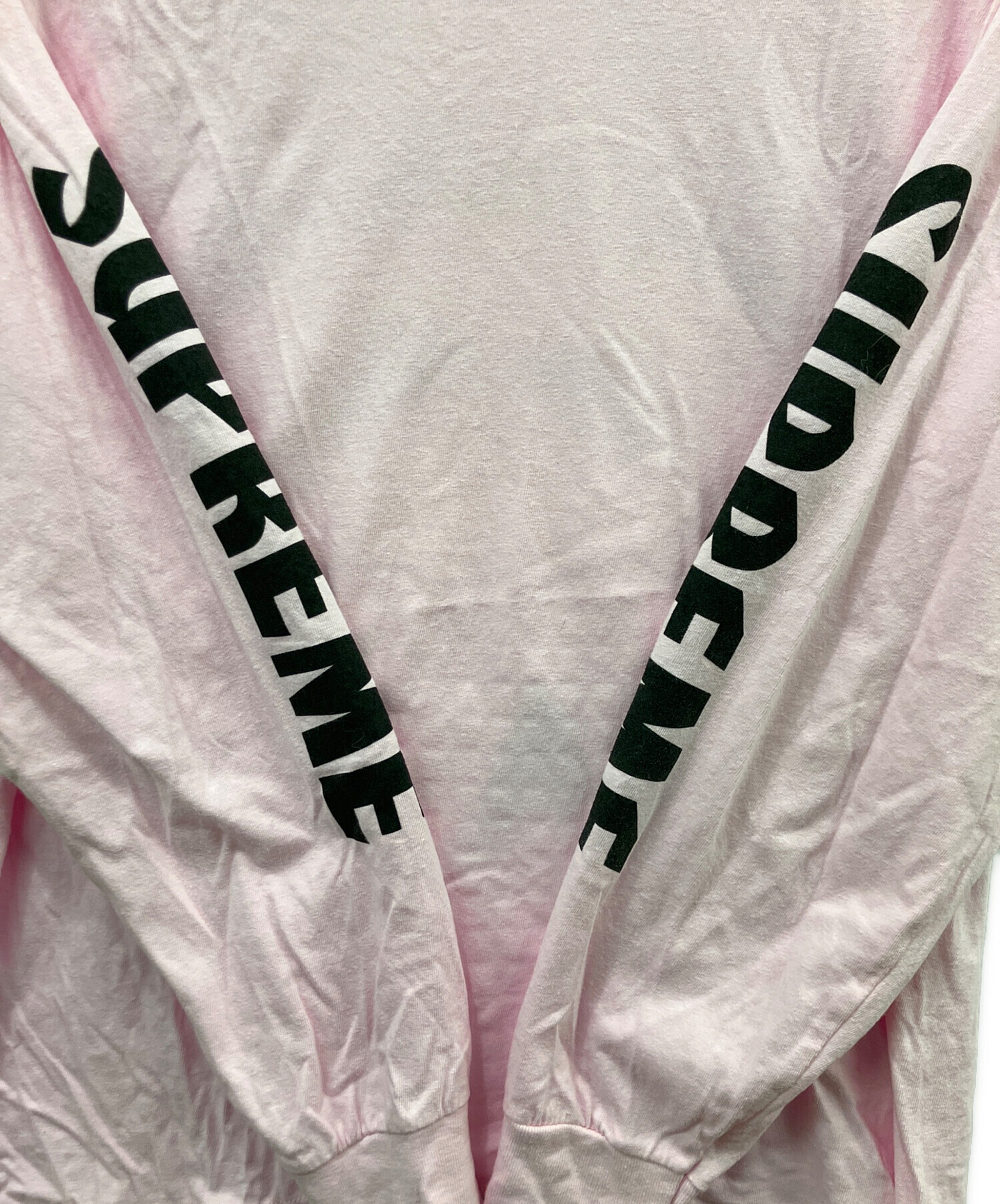 中古・古着通販】SUPREME (シュプリーム) 長袖カットソー ピンク