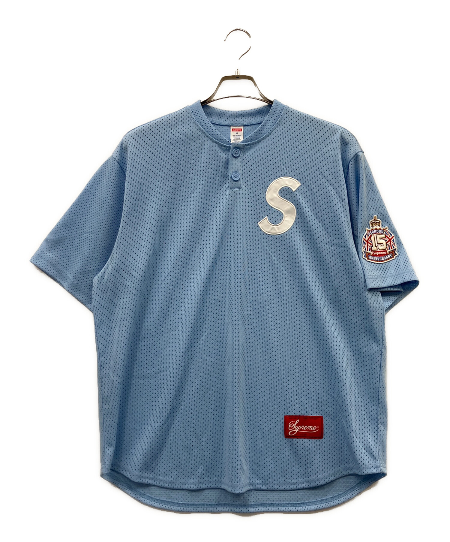 中古・古着通販】SUPREME (シュプリーム) ゲームシャツ ブルー サイズ