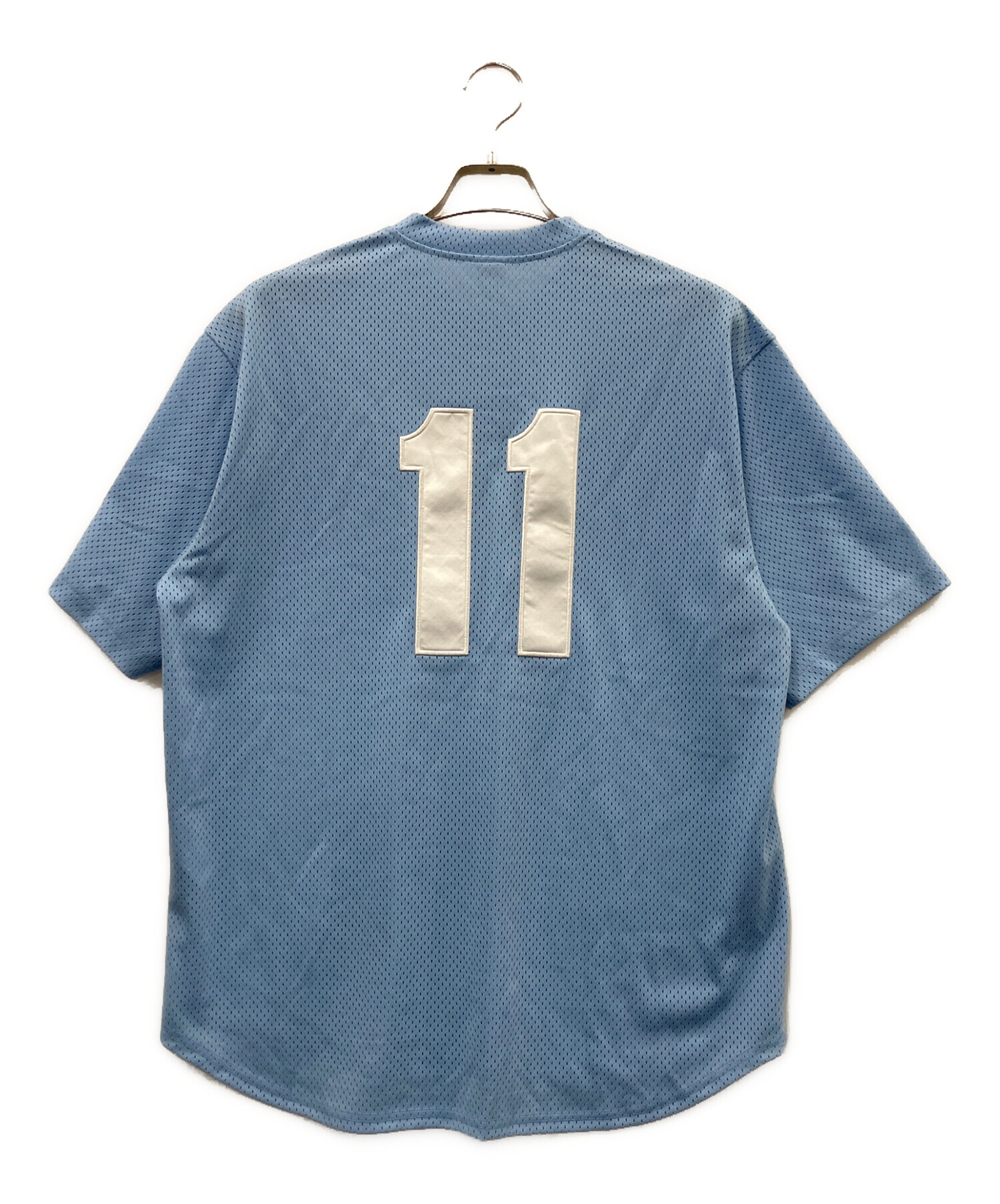 希少　初期Supreme　シュプリーム　　サッカーシャツ　ゲームシャツ　水色 中古・古着通販】SUPREME (シュプリーム) ゲームシャツ ブルー サイズ