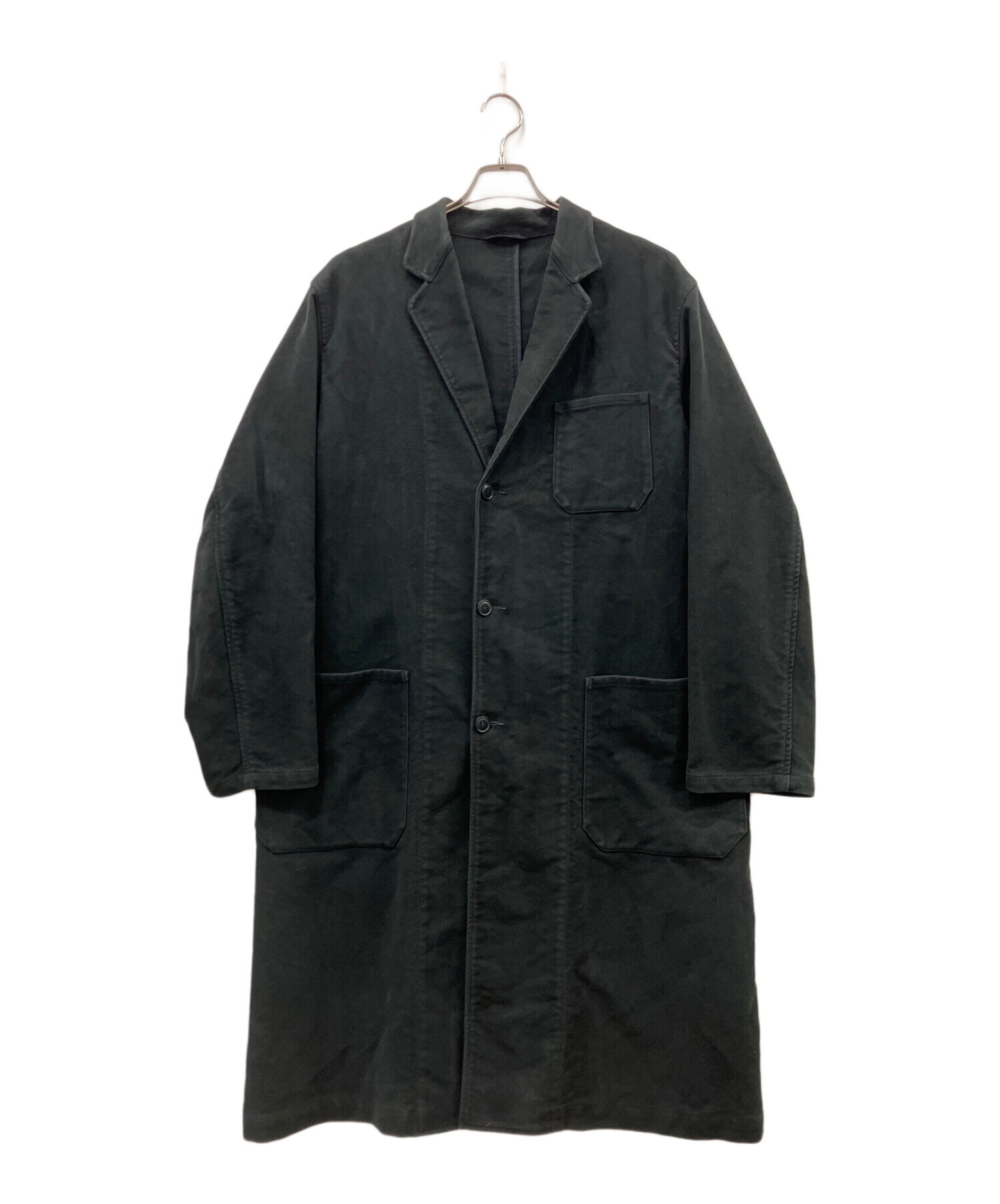 中古・古着通販】COMOLI (コモリ) コート ブラック サイズ:3｜ブランド