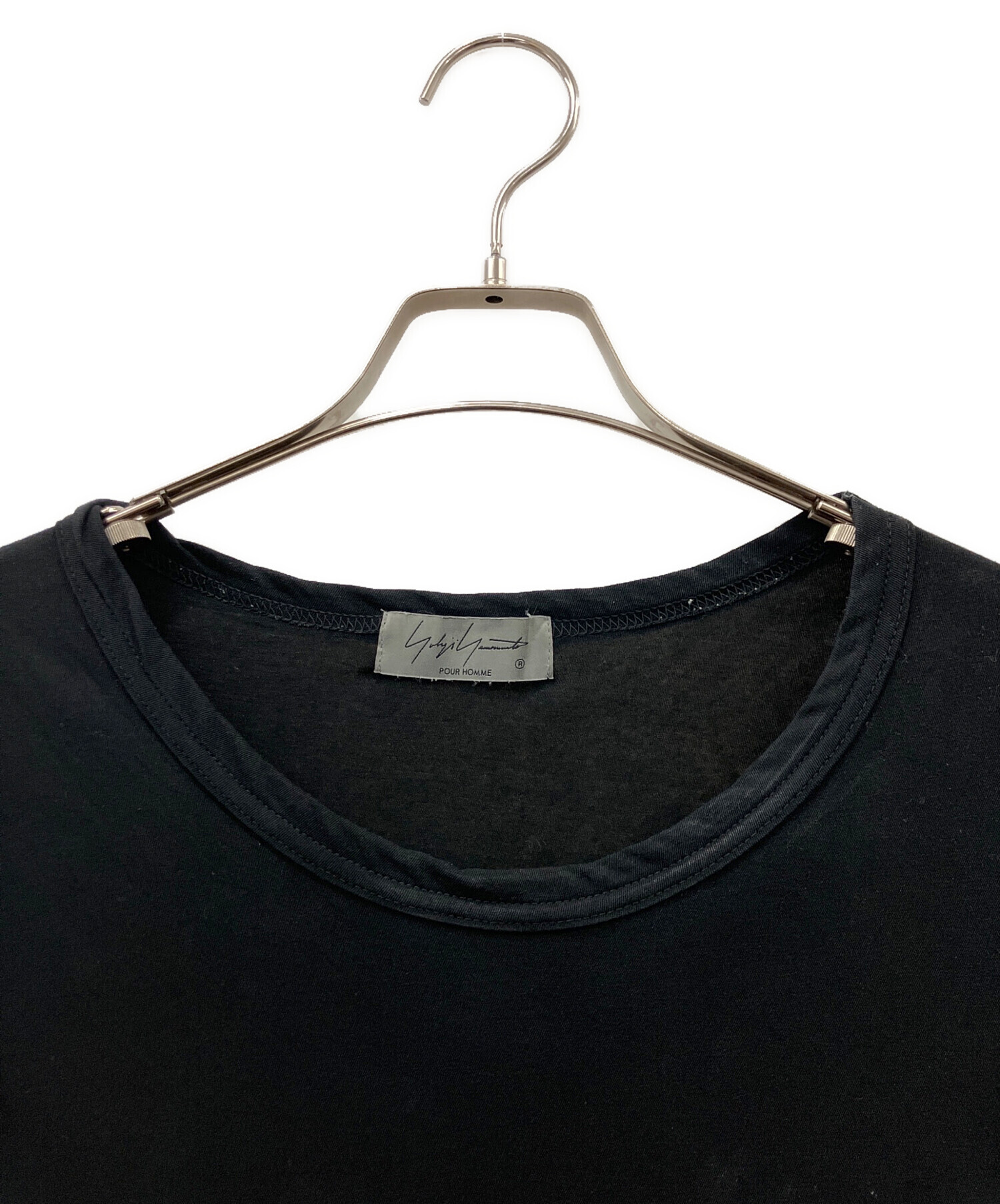 Yohji Yamamoto ヨウジヤマモト　半袖変形ドッキング　カットソー 中古・古着通販】Yohji Yamamoto pour homme (ヨウジヤマモト
