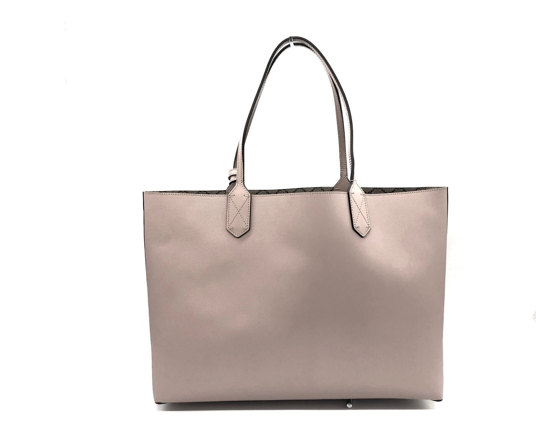 完売カラーピンクベージュ GUCCIリバーシブル トートバッグ 中古・古着通販】GUCCI (グッチ) リバーシブルトートバッグ ピンク