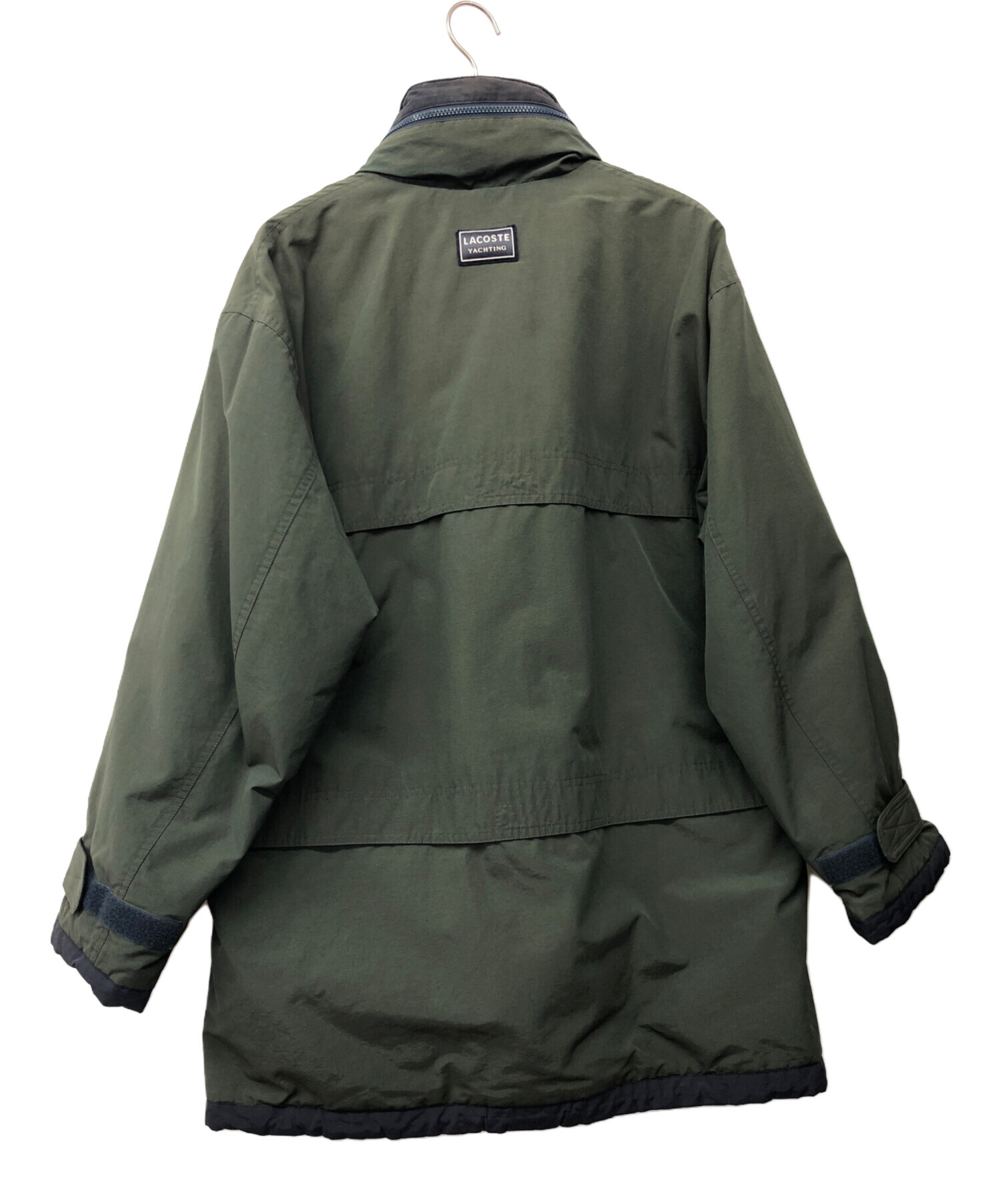 中古・古着通販】LACOSTE (ラコステ) ナイロンコート グリーン 