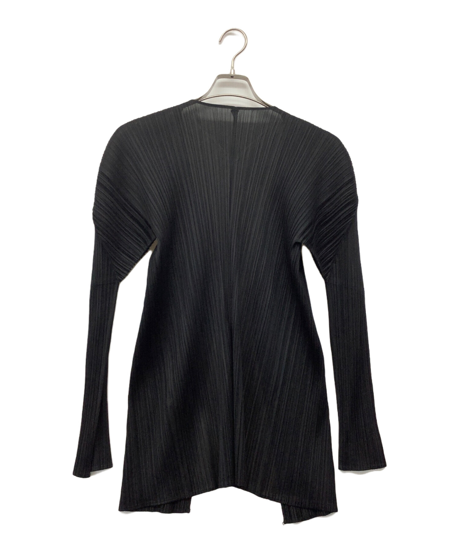 PLEATS PLEASE プリーツプリーズ　カーディガン　ブラック 中古・古着通販】PLEATS PLEASE (プリーツプリーズ) プリーツ