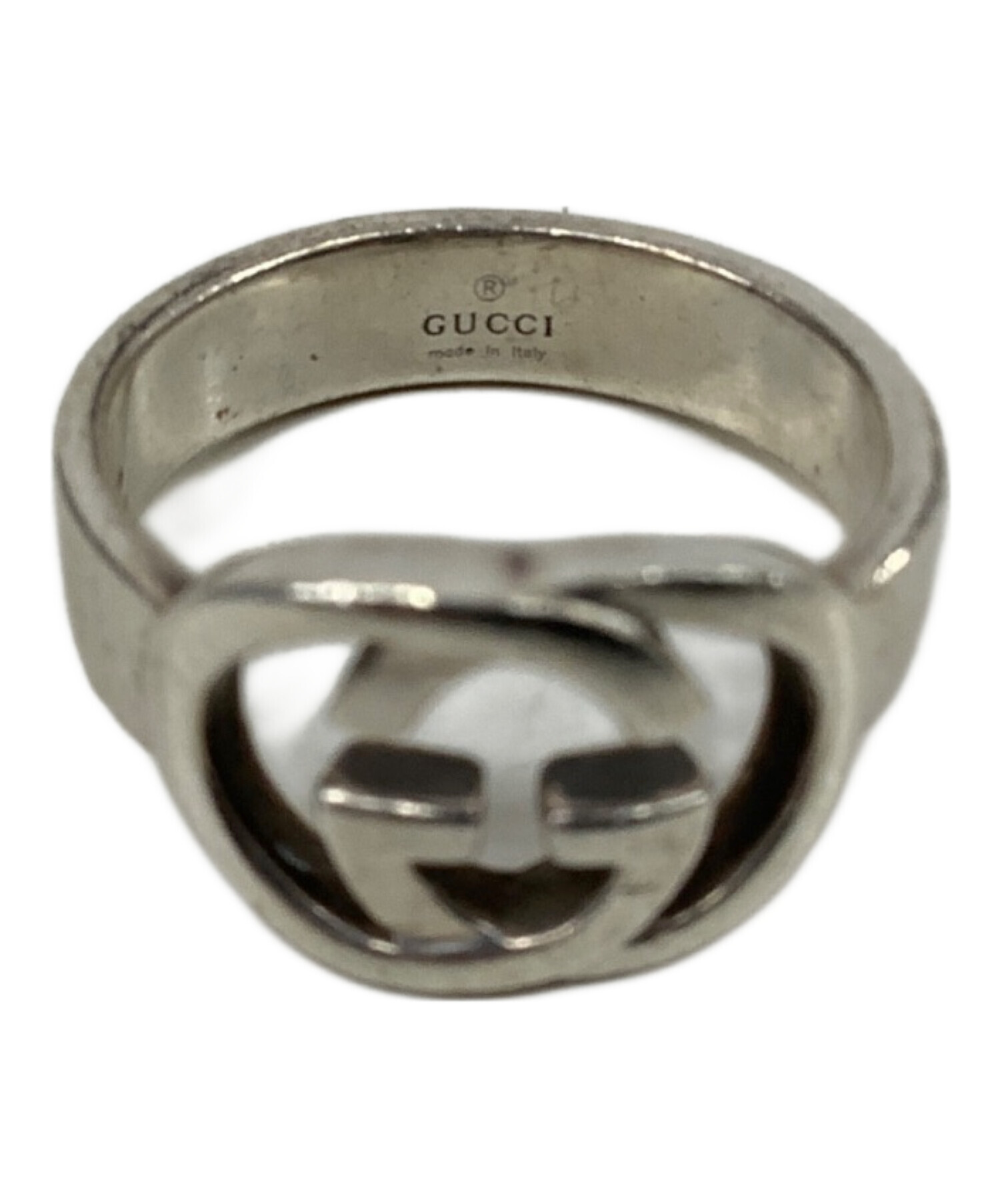 GUCCI グッチ インターロッキングG ハート リング サイズ12号 【公式通販】