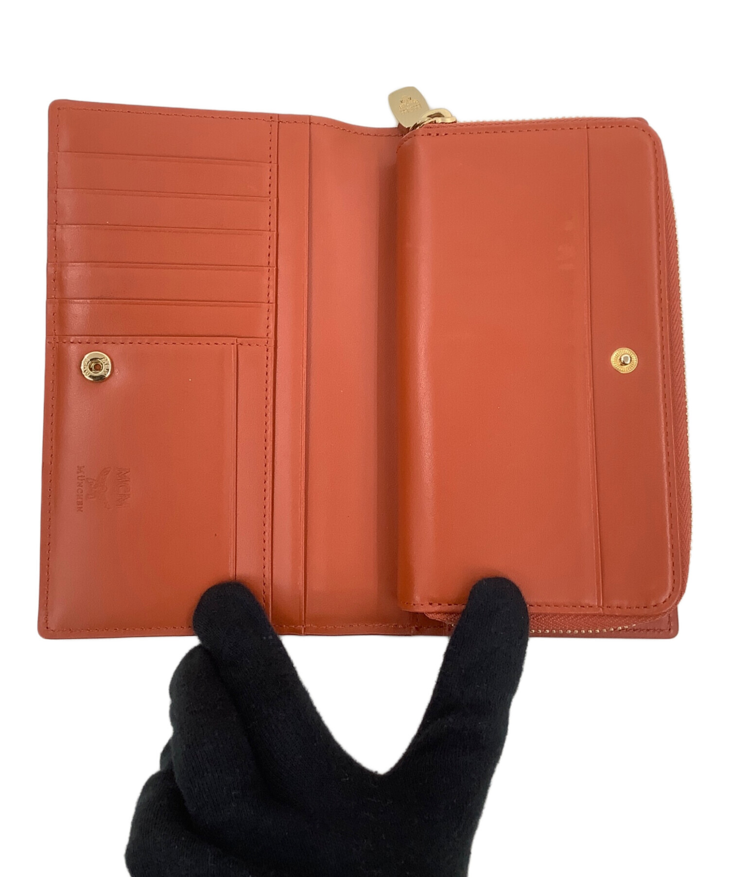 中古・古着通販】MCM (エムシーエム) 長財布 オレンジ｜ブランド・古着 