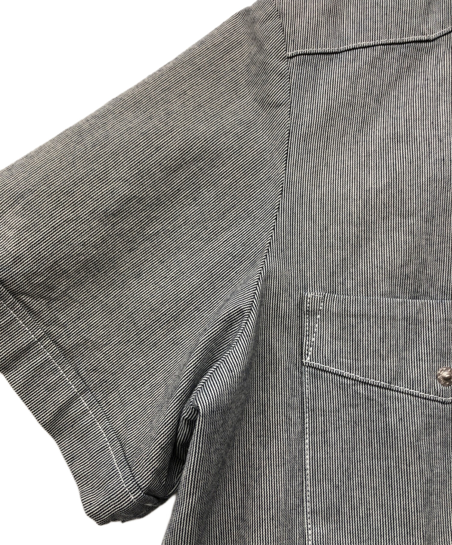 中古・古着通販】A.P.C. (アーペーセー) 半袖シャツジャケット グレー 